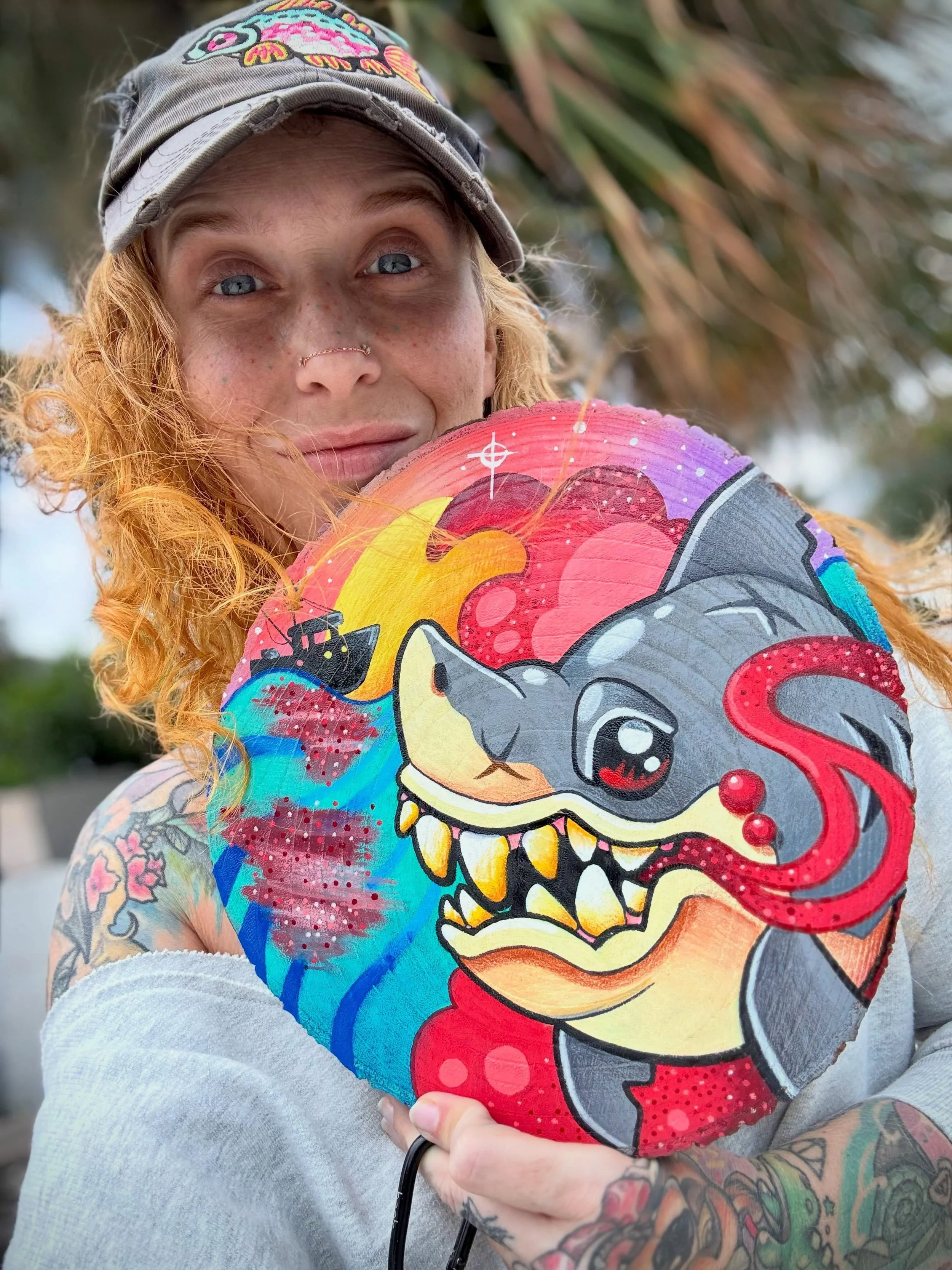 SHIPWRECKED 🏴&zwj;☠️
Check it out online 𝑭𝑶𝑹 𝑺𝑨𝑳𝑬 $350 

POSCA paint markers &amp; prisma color pencils
on 9in wooden plank
acrylic varnish spray clear coat
@prismacolor 
@posca.br 

DM to claim or 
www.oddtattoos.com 

#newschooltattooartist