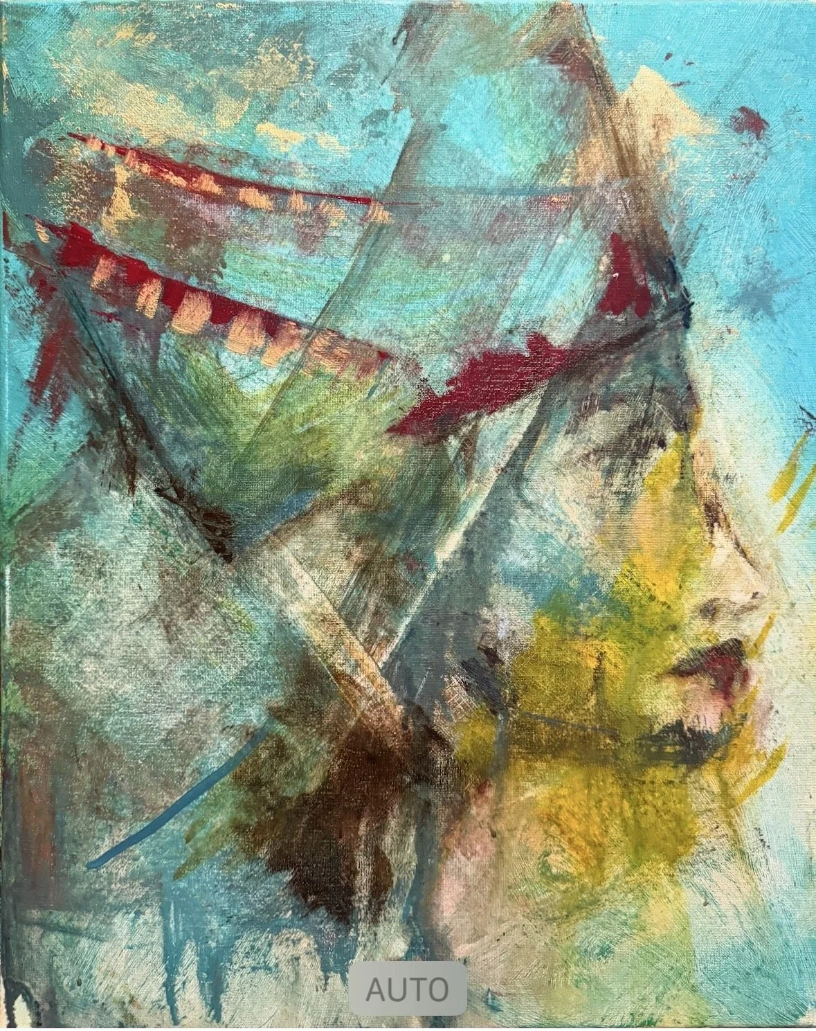 She Who Remembers (20"H x 16"W) SOLD