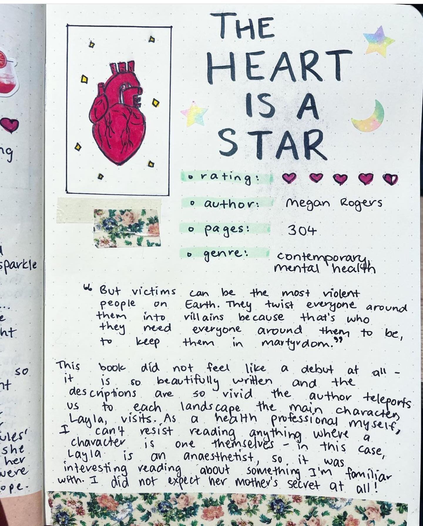 How beautiful is this hand-written review of The Heart is a Star 🥰

Thank you @katanabooks your notebook must be an awe inspiring sight to behold ✨✨

#TheHeartIsAStar #bookreview #bookreviews #meganrogers @harpercollinsaustralia @harpercollinsdesign