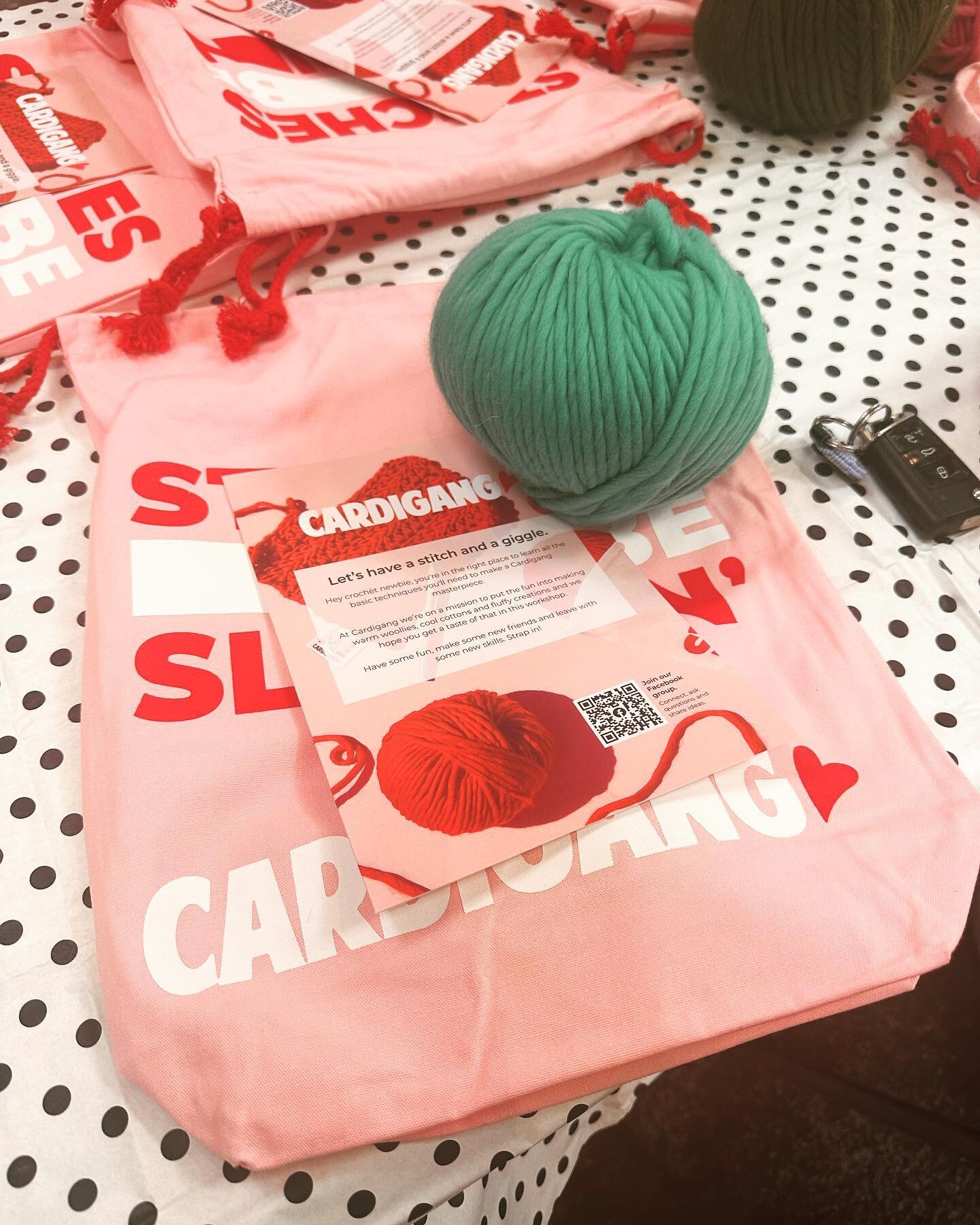 Thank you to the beautiful women at @cardigang_knits for helping the girls and me learn how to crochet&hellip;

It&rsquo;s been a whirlwind of a month (in the best possible way) but definitely in need of some time to connect and laugh and create toge