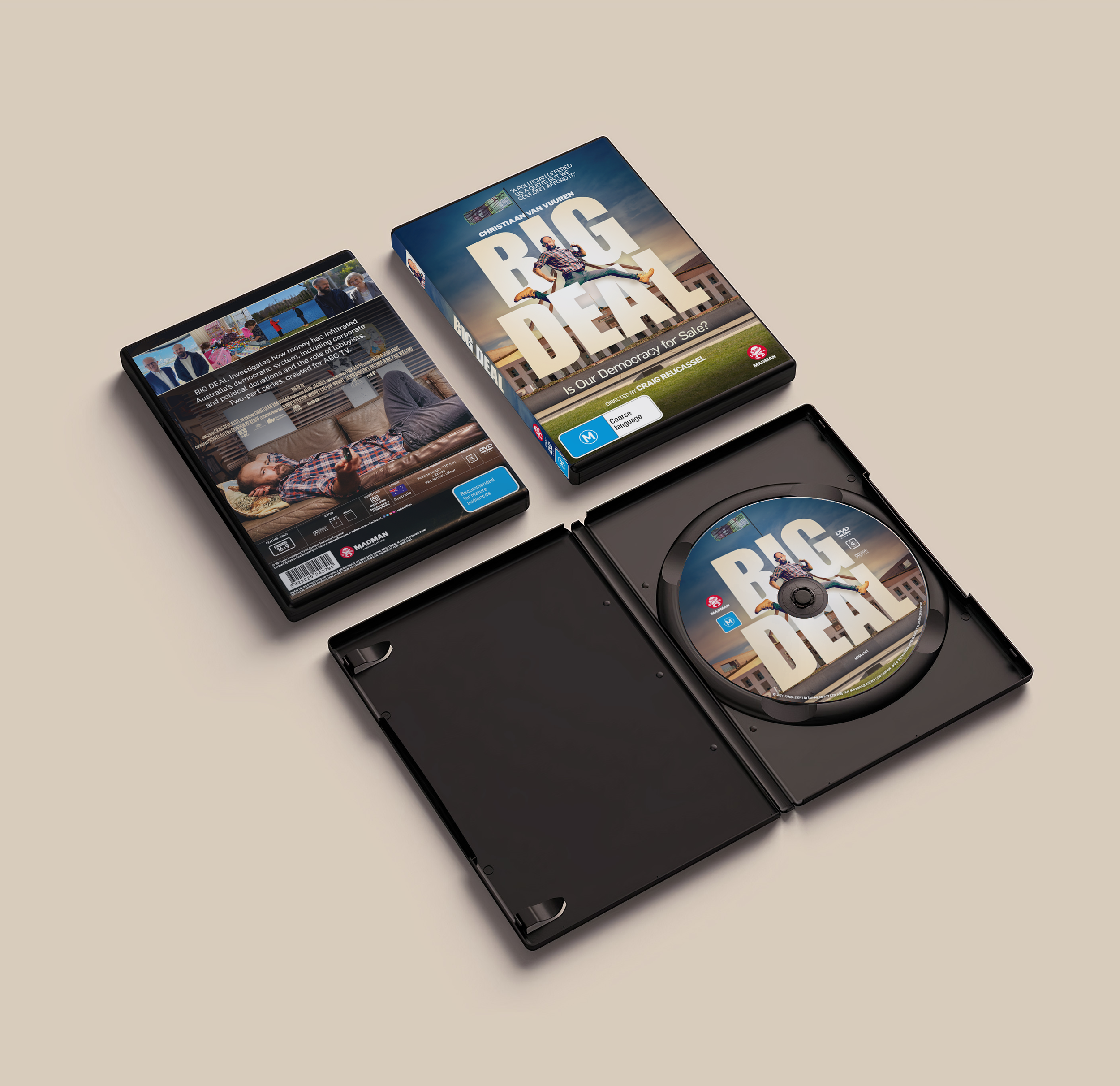 DVD packaging content for the Home Entertainment Release.