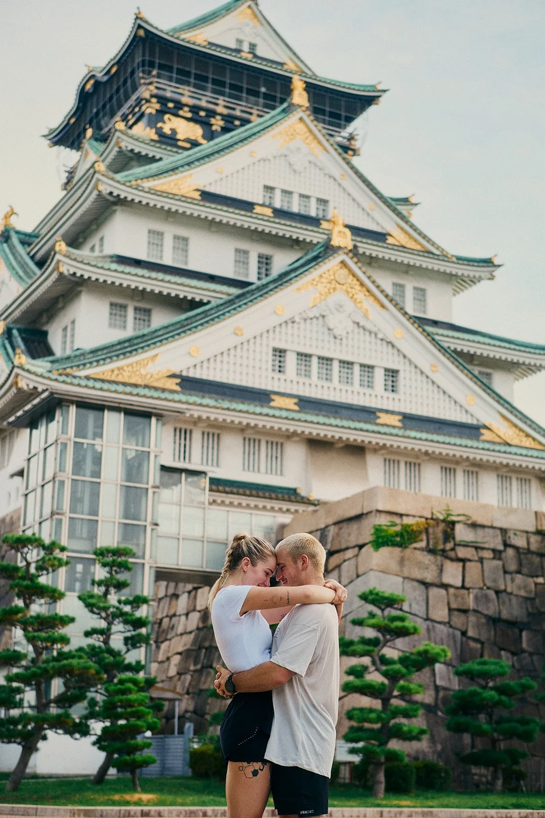 A Sweet Morning Surprise in Osaka: Ulia and Max’s Osaka Castle Proposal