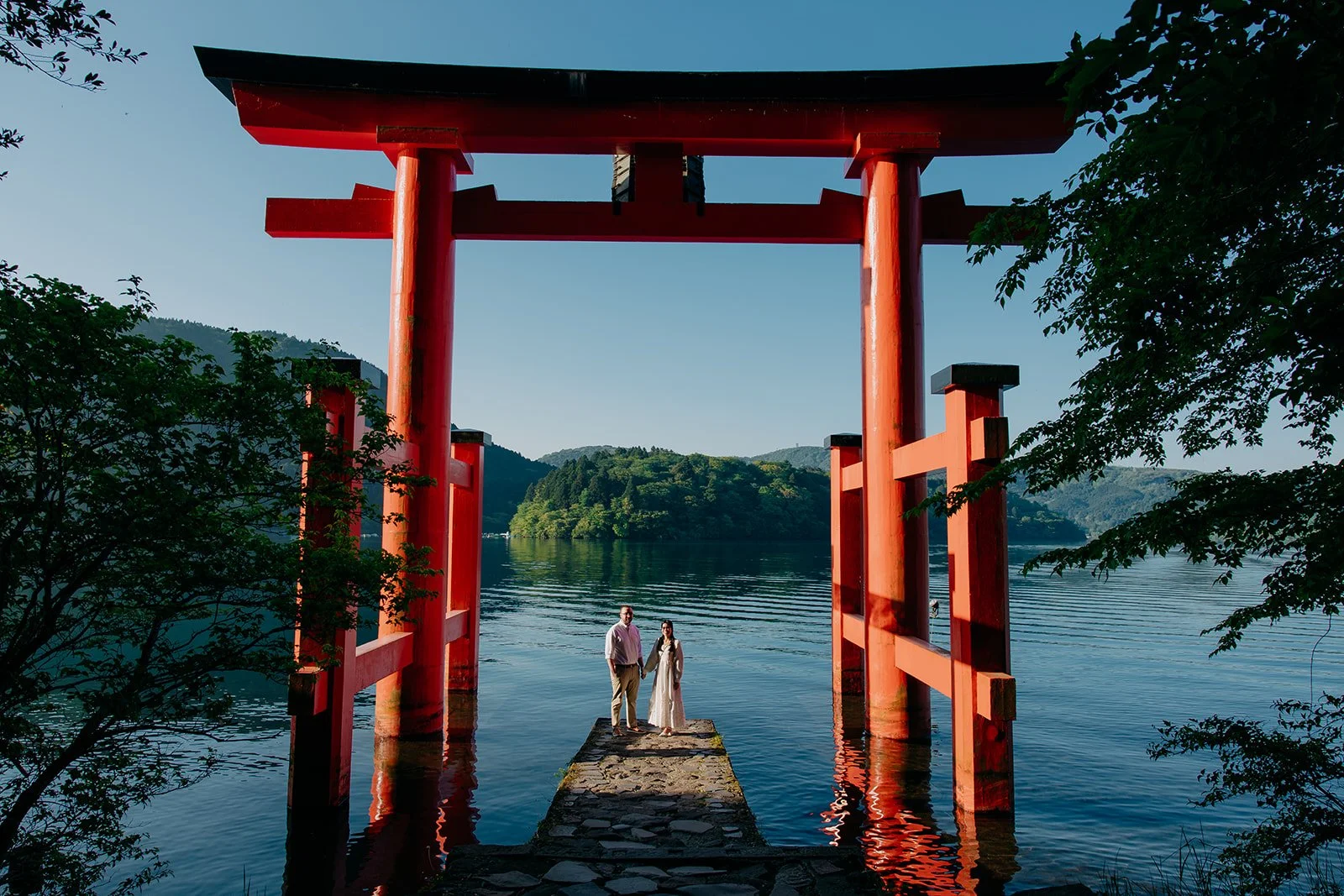 Closing the Distance: A Proposal in Hakone with Mount Fuji Views