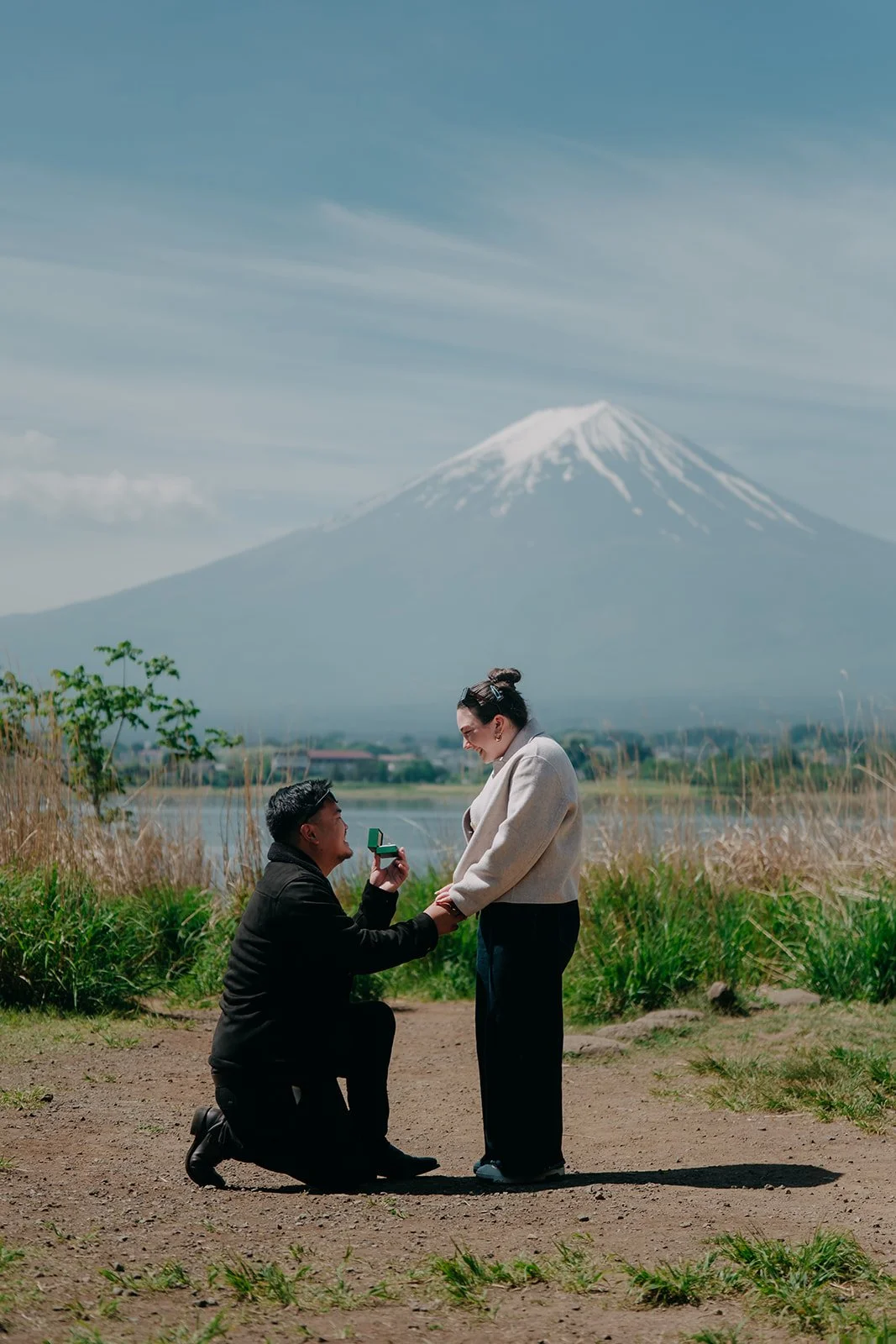 When Mount Fuji Witnessed Another Yes: Erica and Lester's Surprise Proposal