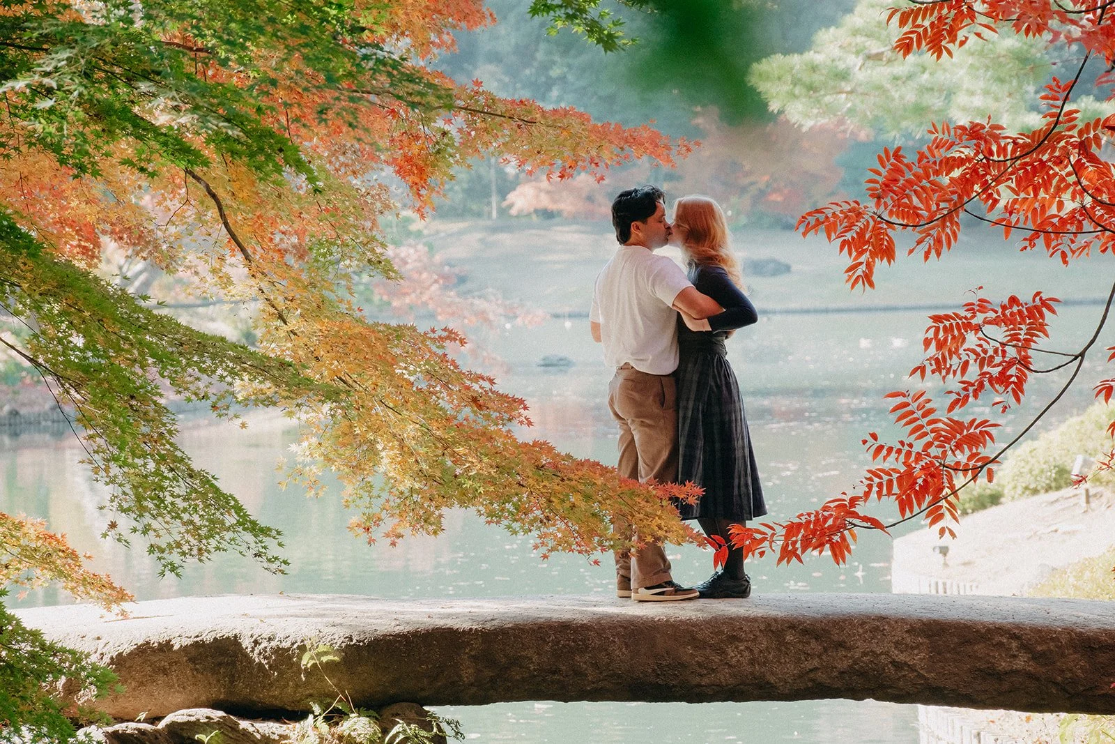 Autumn in Rikugien: A Surprise Proposal Wrapped in Colors