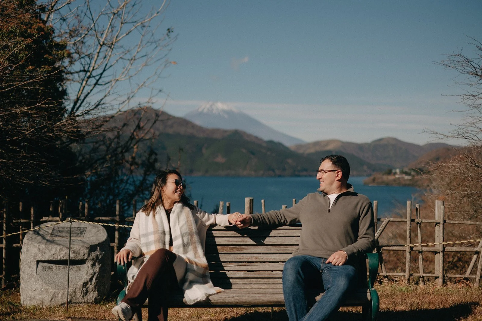Onshi Park proposal photoshoot