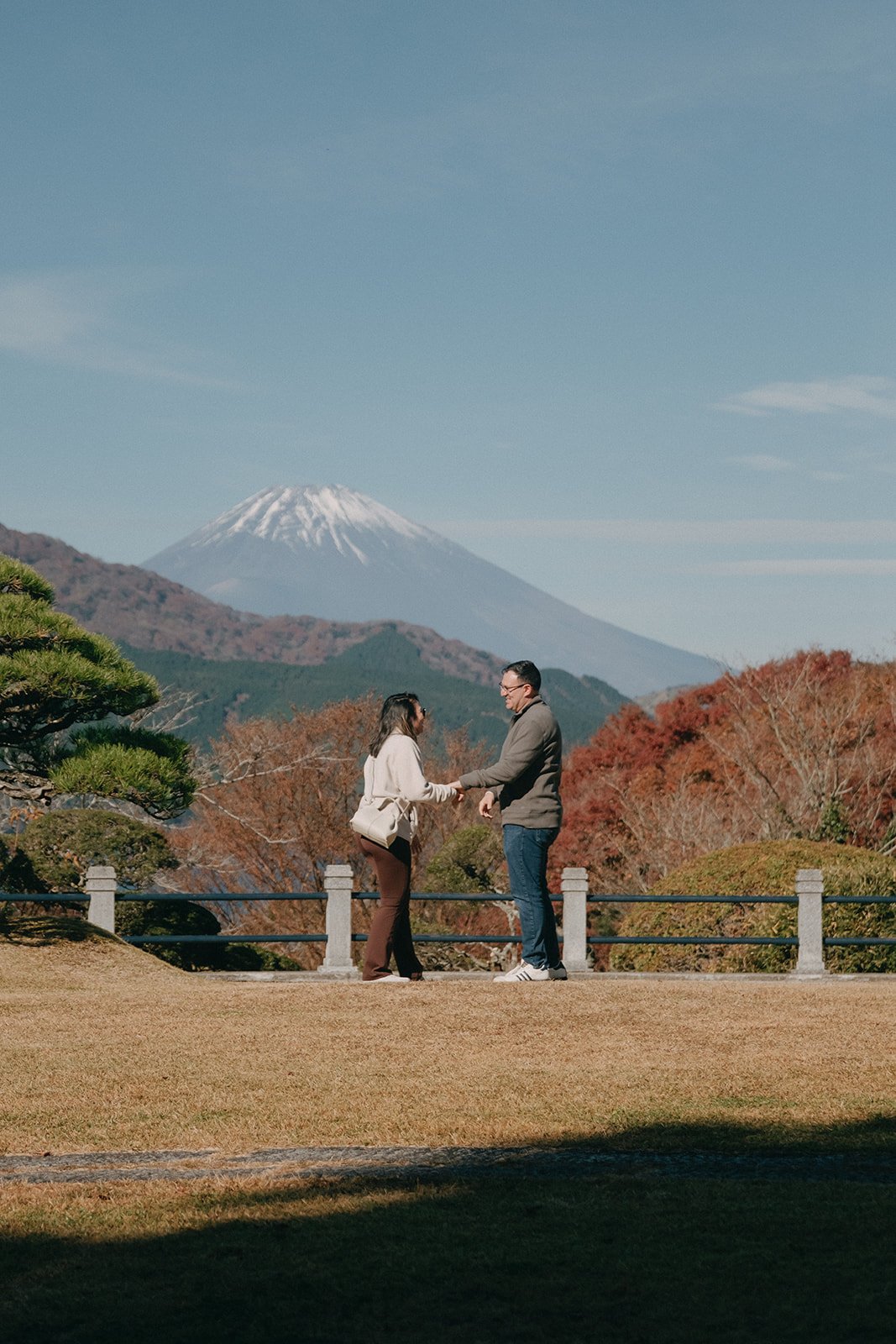Onshi Hakone Park in Autumn