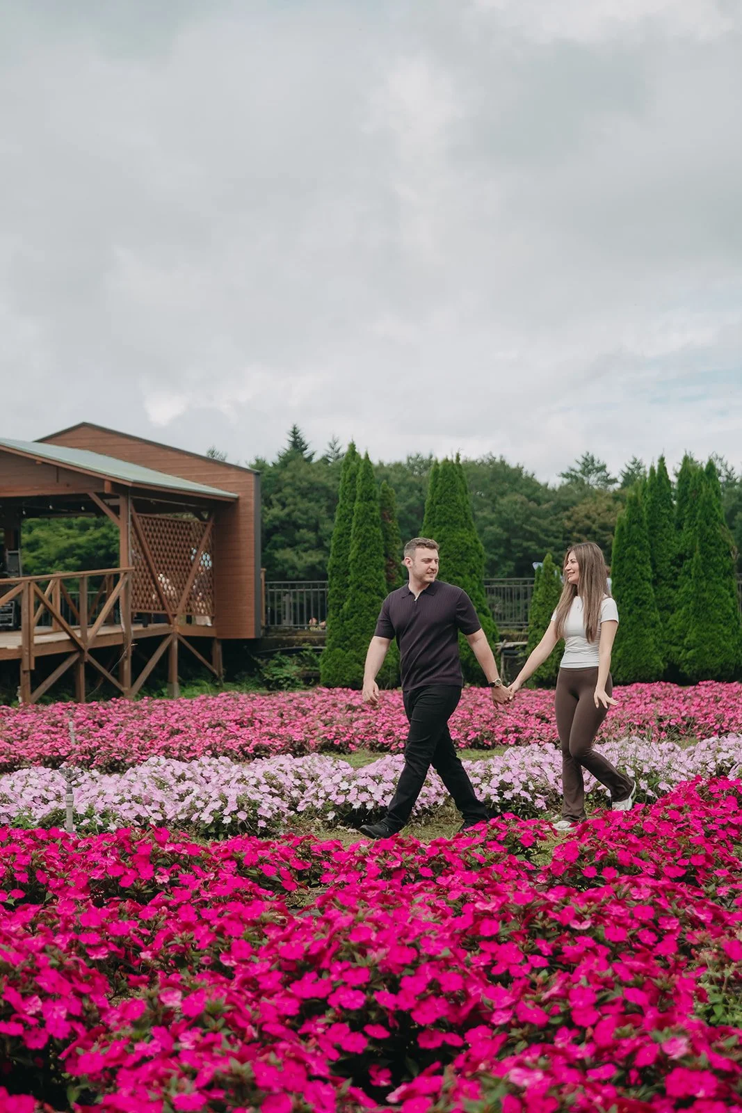 Lake Kawaguchiko engagement shoot