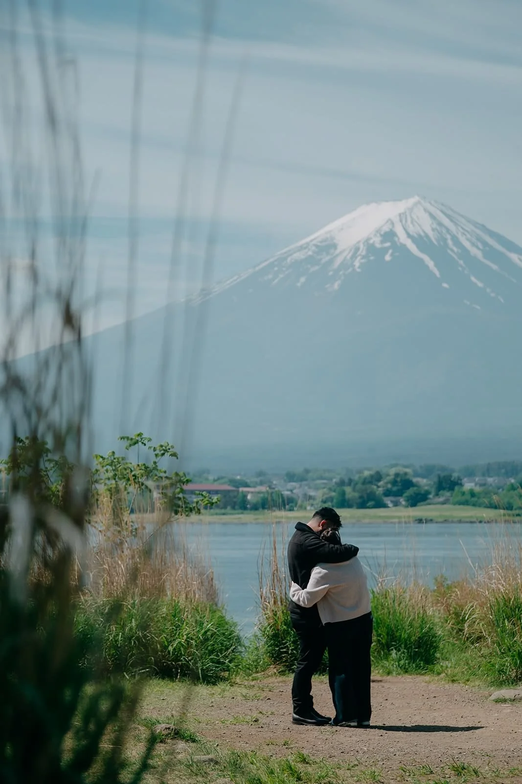 Japan photo and video team documenting a couple's proposal