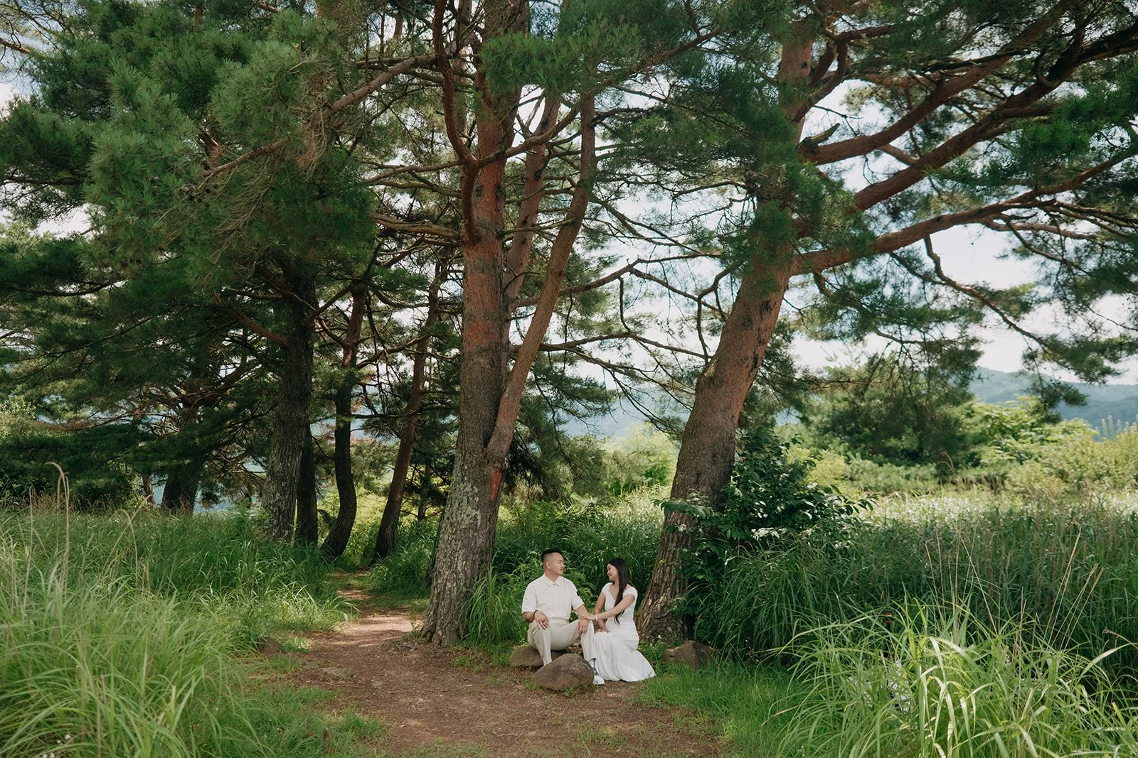 Nagasaki Park engagement photoshoot