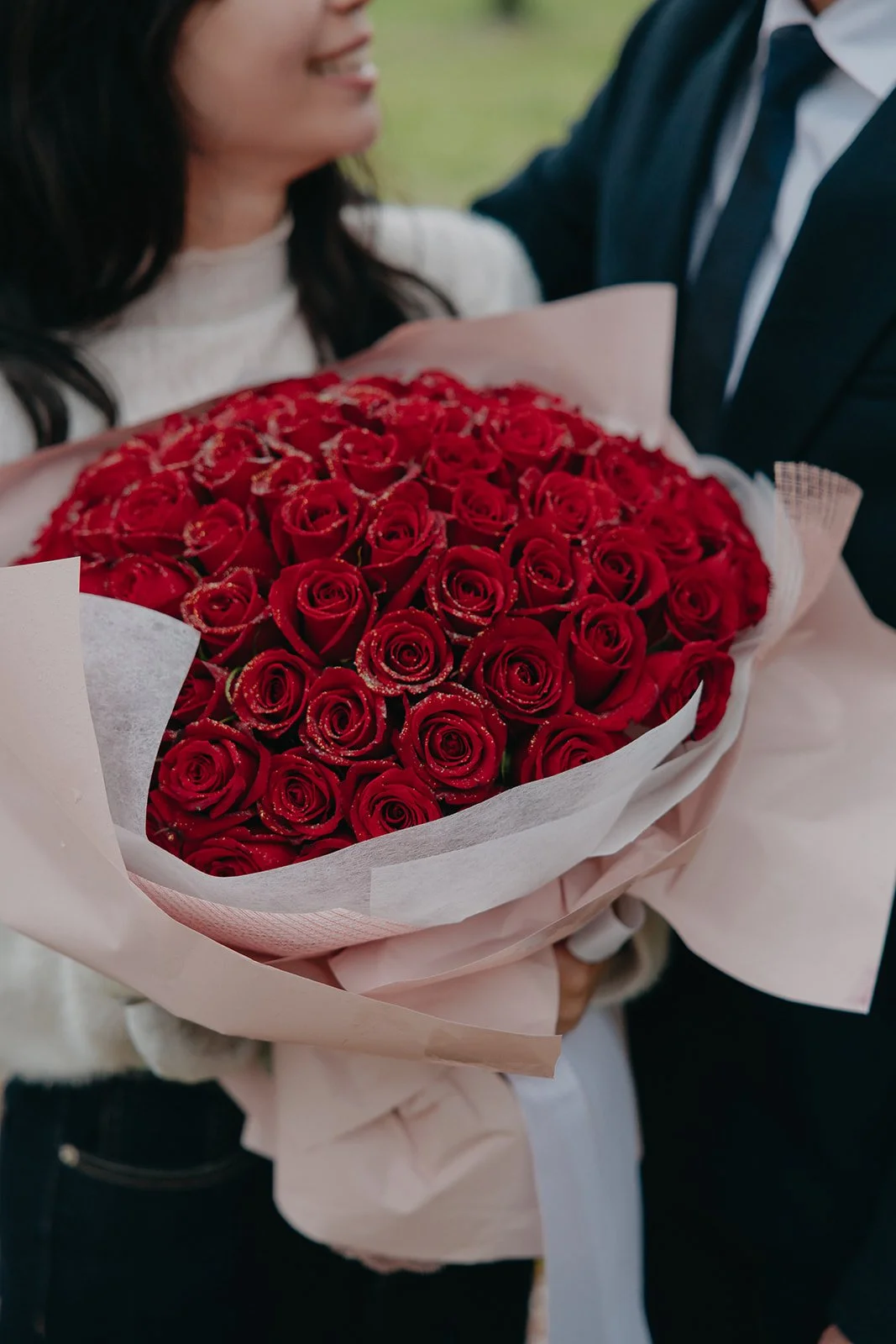 Sourcing a flower bouquet for a proposal in Japan