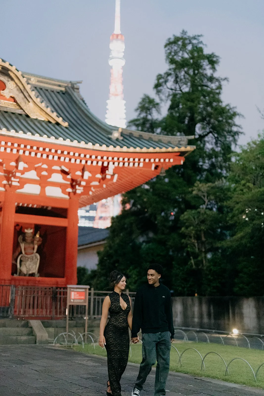 Shiba Prince Park and Tokyo Tower