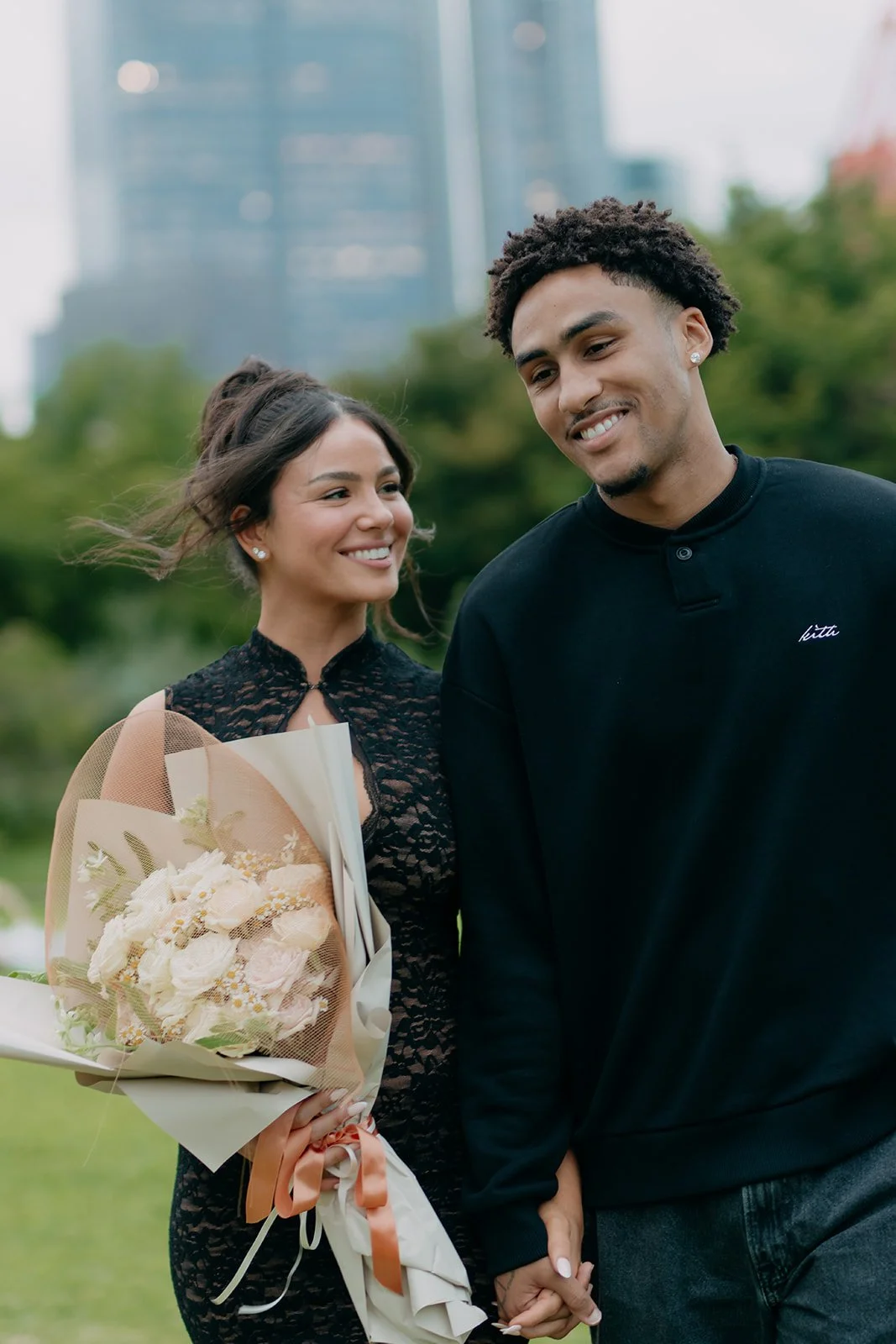 Tokyo Tower engagement photoshoot