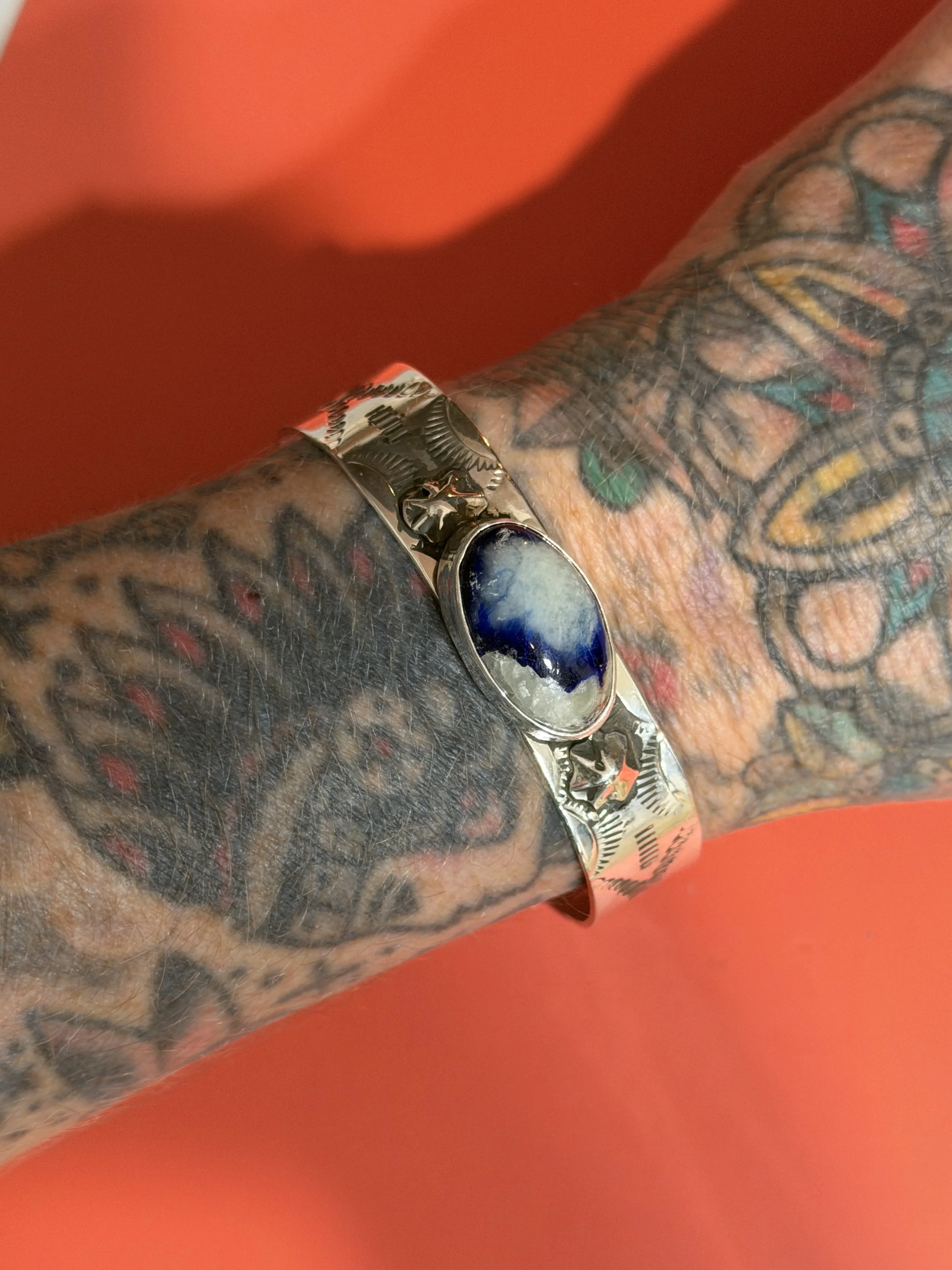 RARE BLUE AFGHANITE CUFF