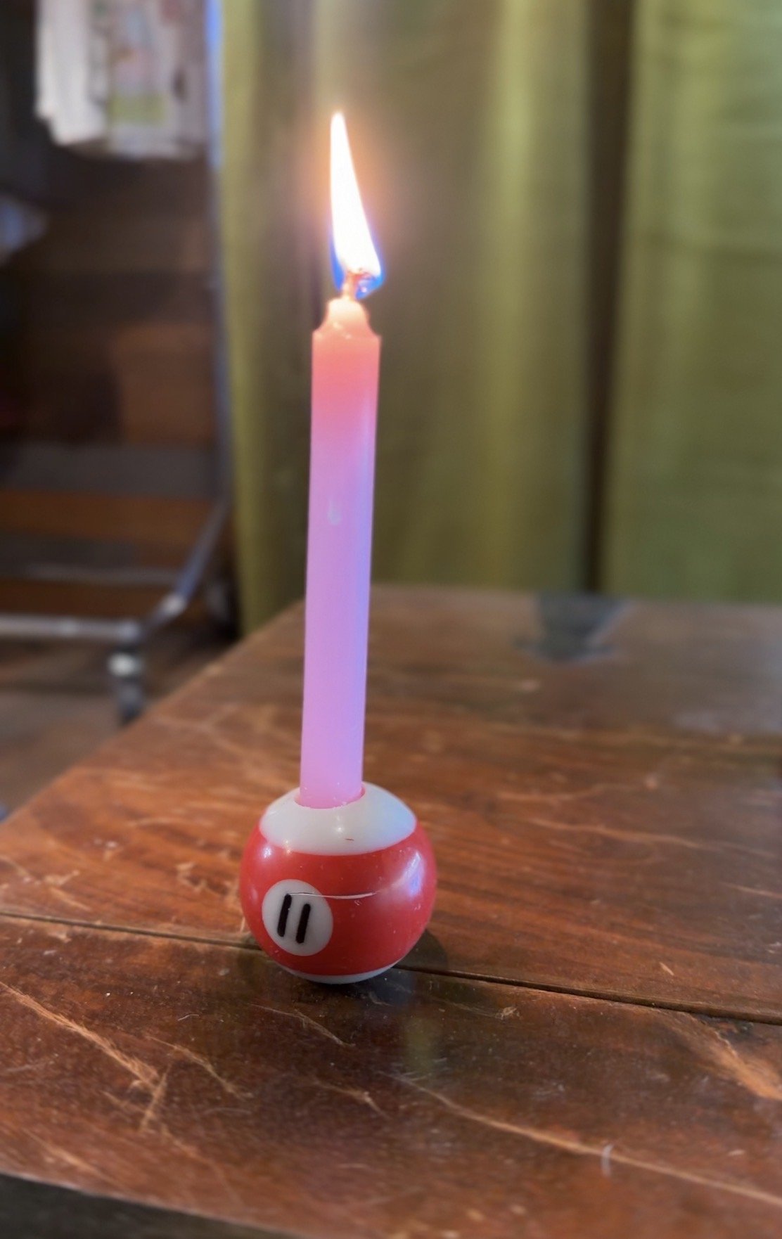 Small Billiard Candle Holder - Made to order