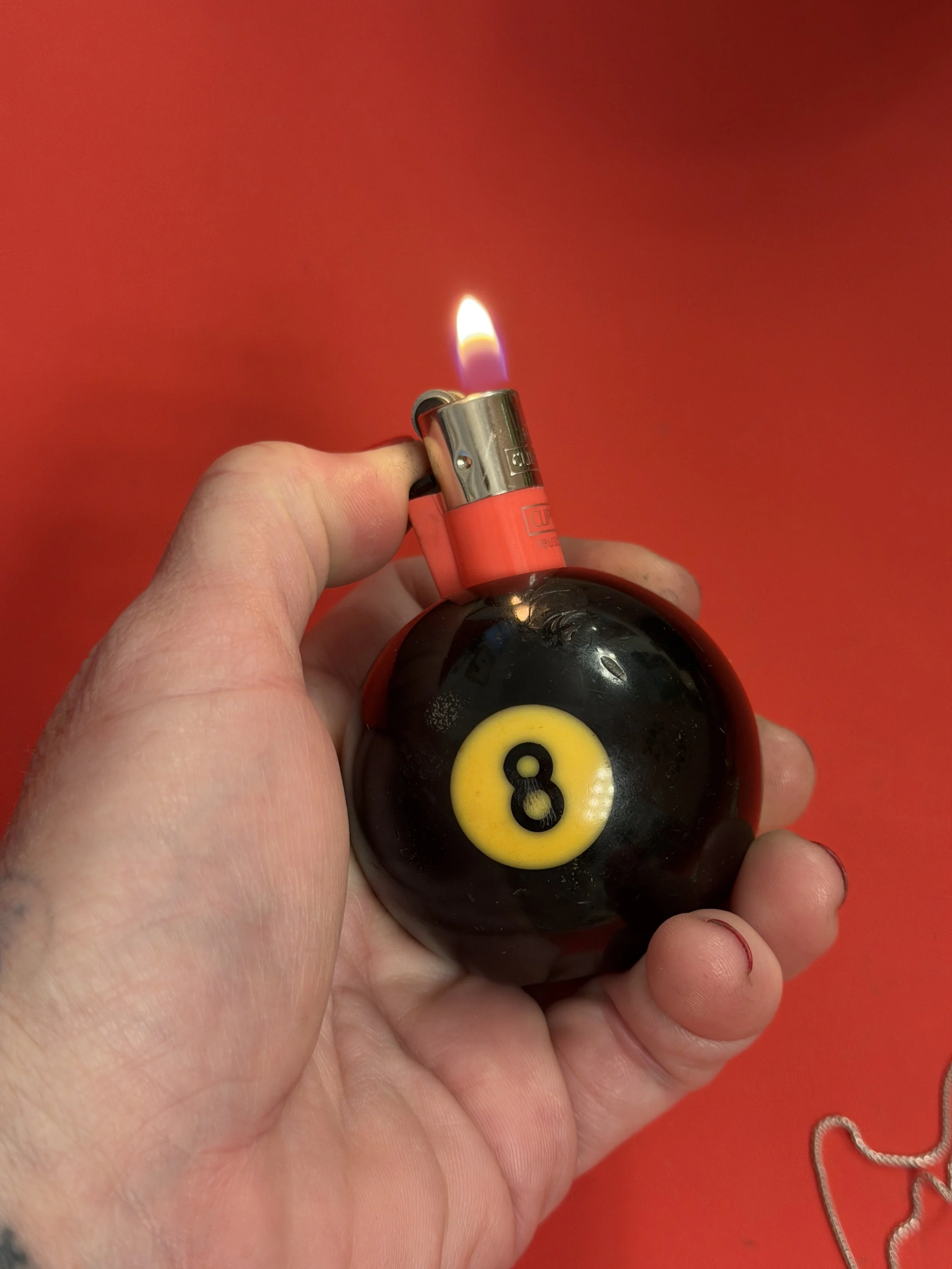 Restocking Soon (click to get notified) - Vintage Pool Ball Lighter Holder (Made to Order)