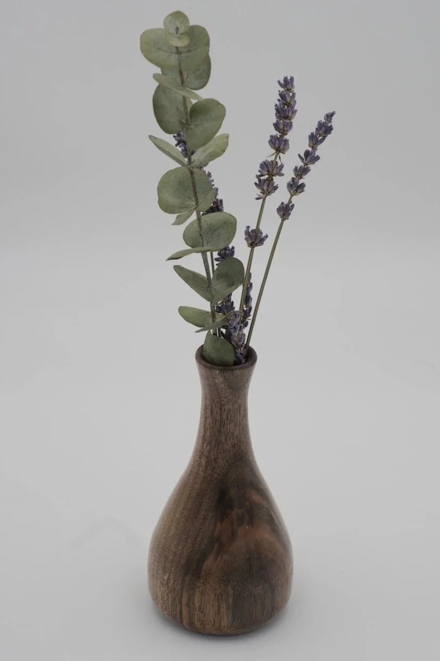 Claro Walnut Bud Vase