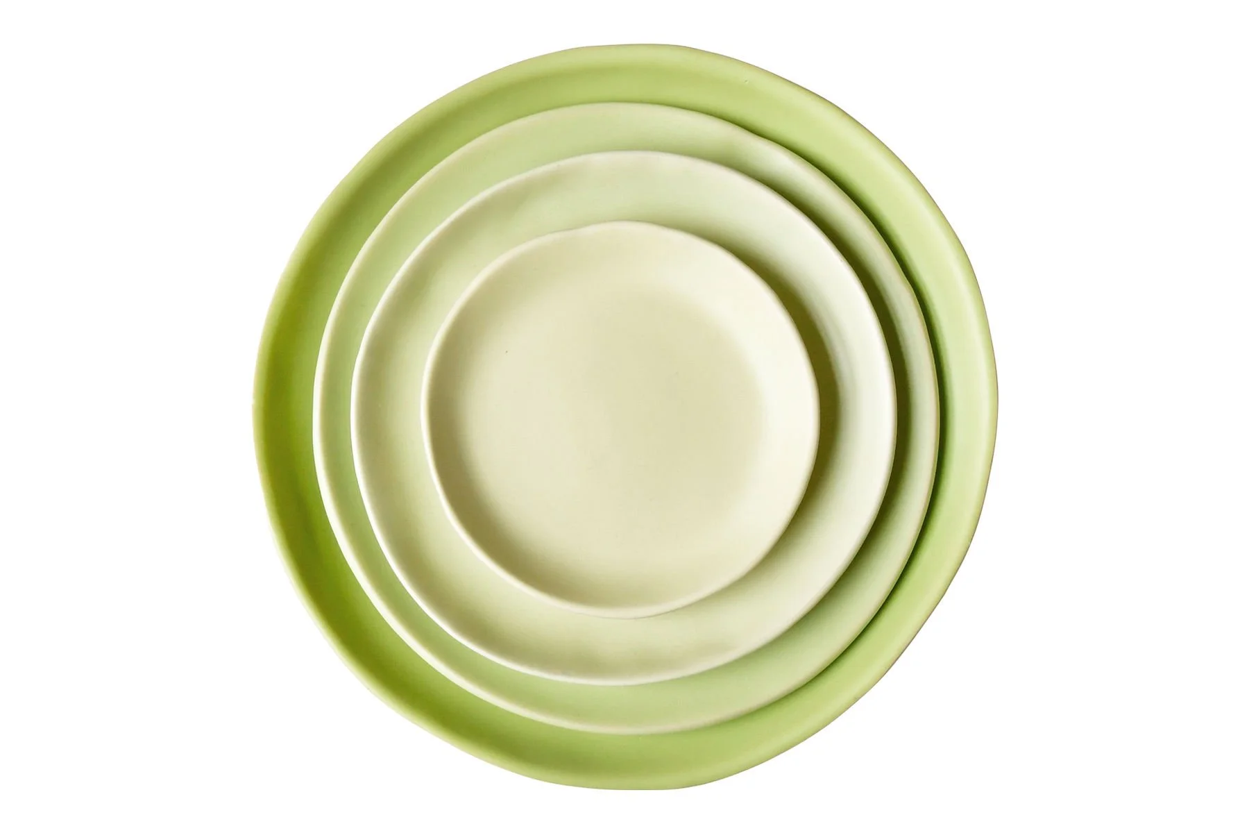 The Midori- Handmade Chartreuse Green Charger Plates #2.jpeg