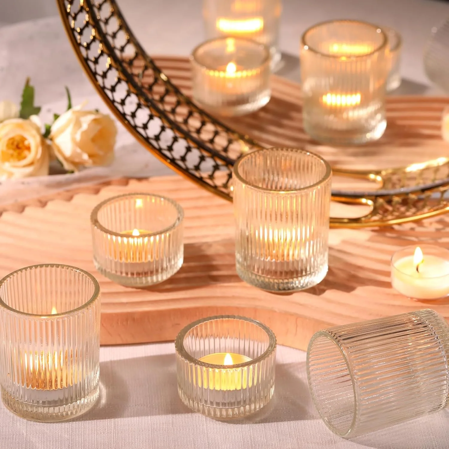clear ribbed tea candles.jpg