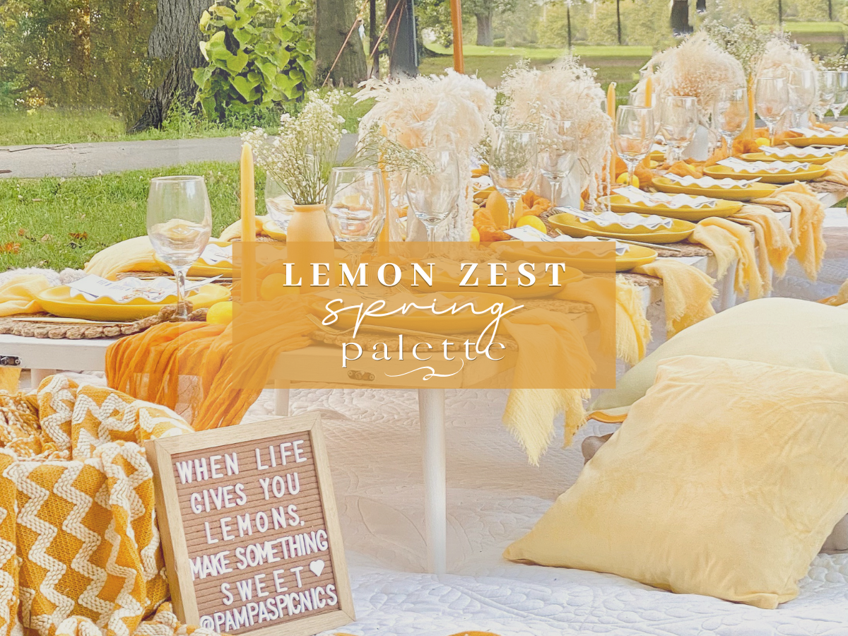 pampas picnics | lemon zest palette