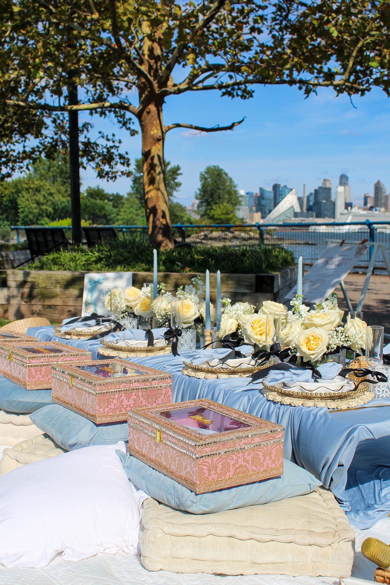 Pampas Picnics Breakfast at Tiffany's Bridesmaid Proposal Custom Proposal Boxes