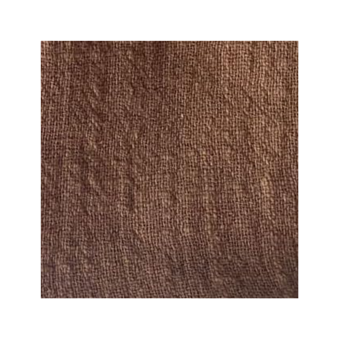 Brown Handmade Gauze Table Napkin