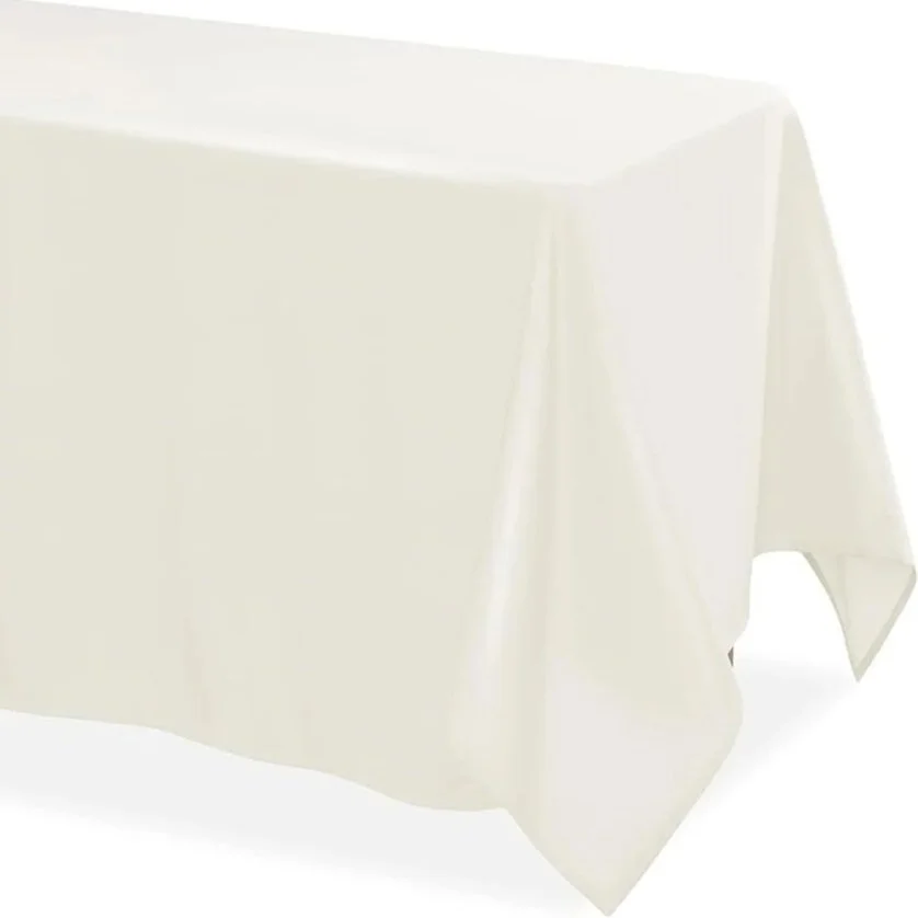 Ivory Heavy Duty Rectangular Table Linen (156″ x 90″)