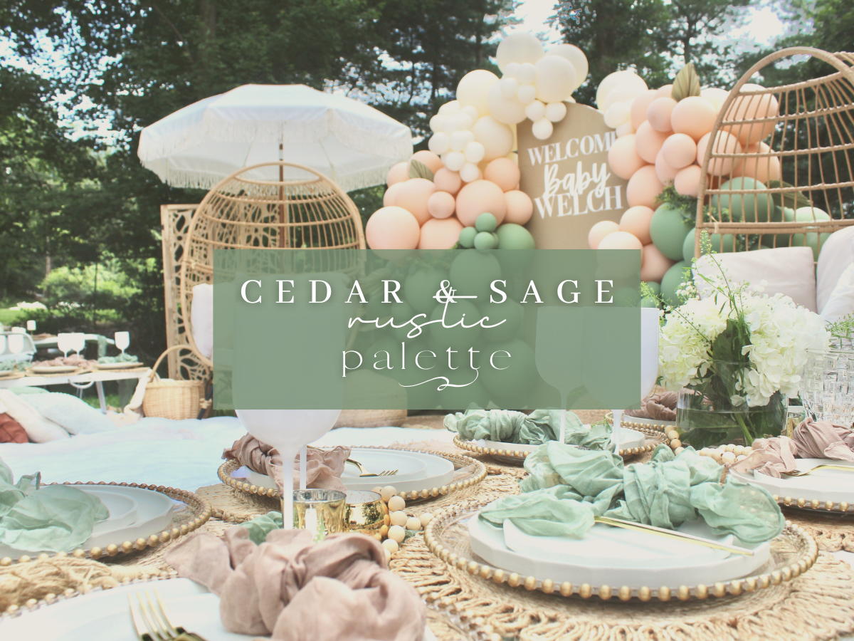 Pampas Picnics Palette | Cedar and Sage Picnic 