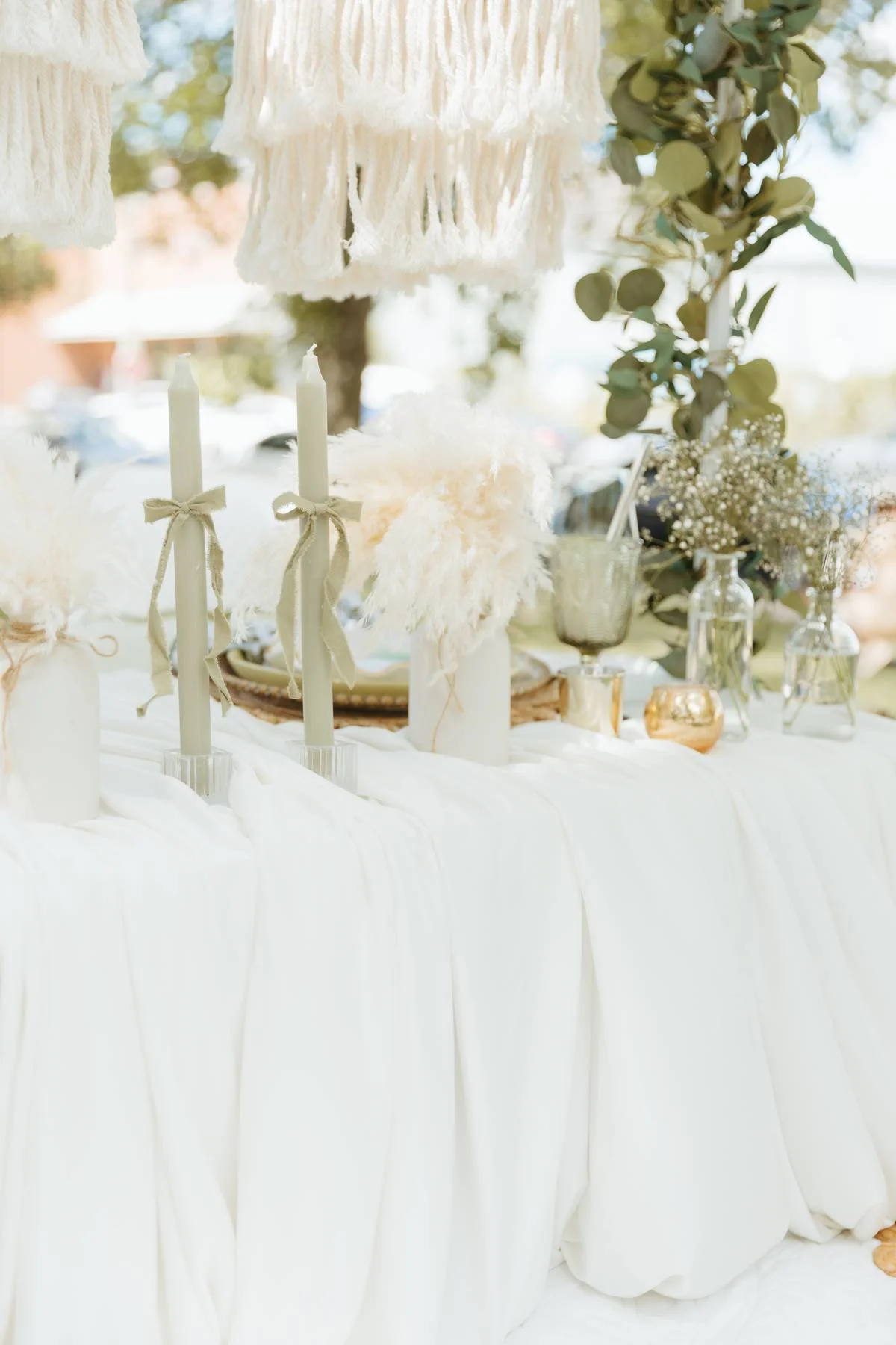 Cedar and Sage Green Tablescape Outdoor Picnic