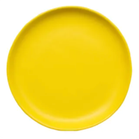 The Citrine: Handmade Citrus Yellow Charger Plate