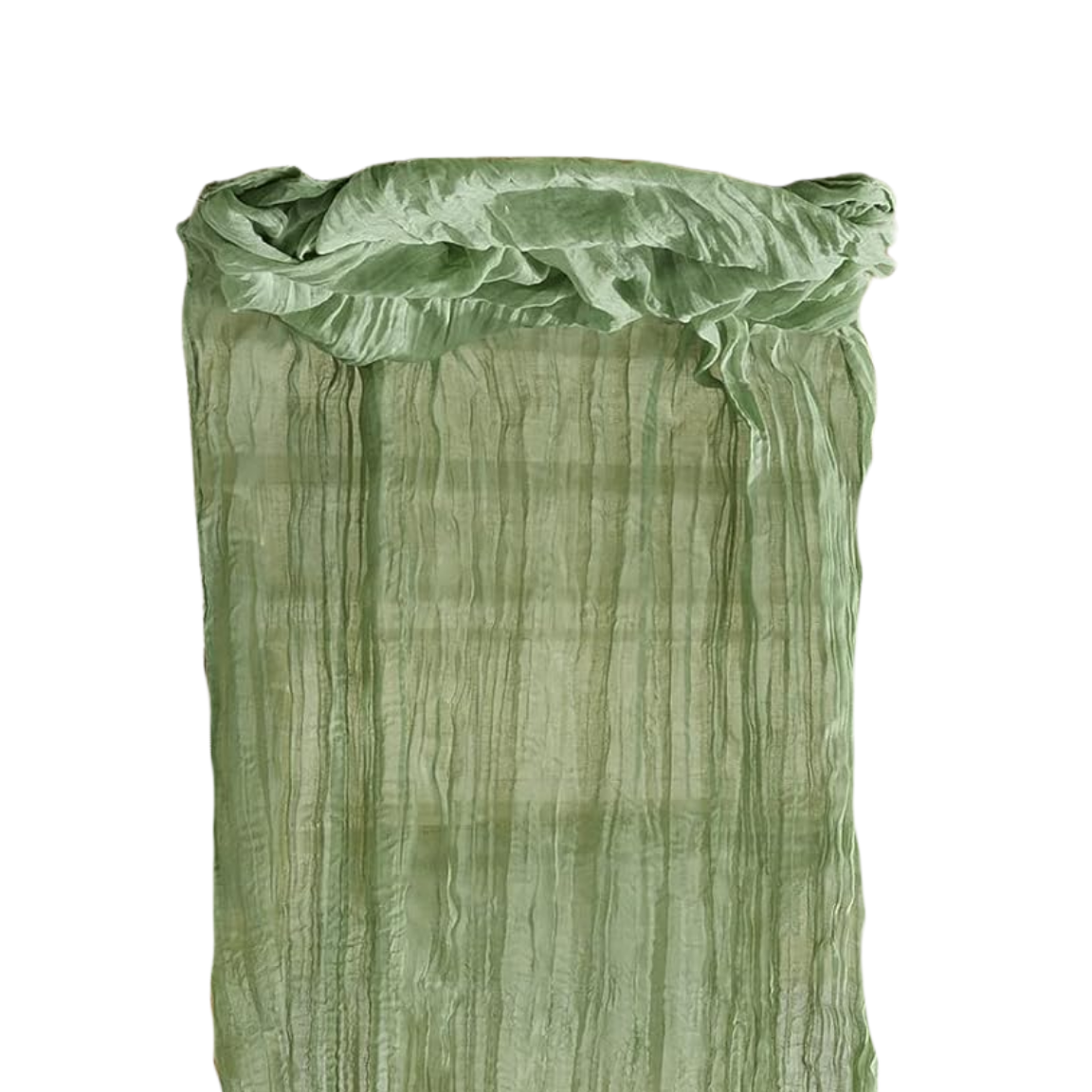 Sage Cheesecloth Table Runner