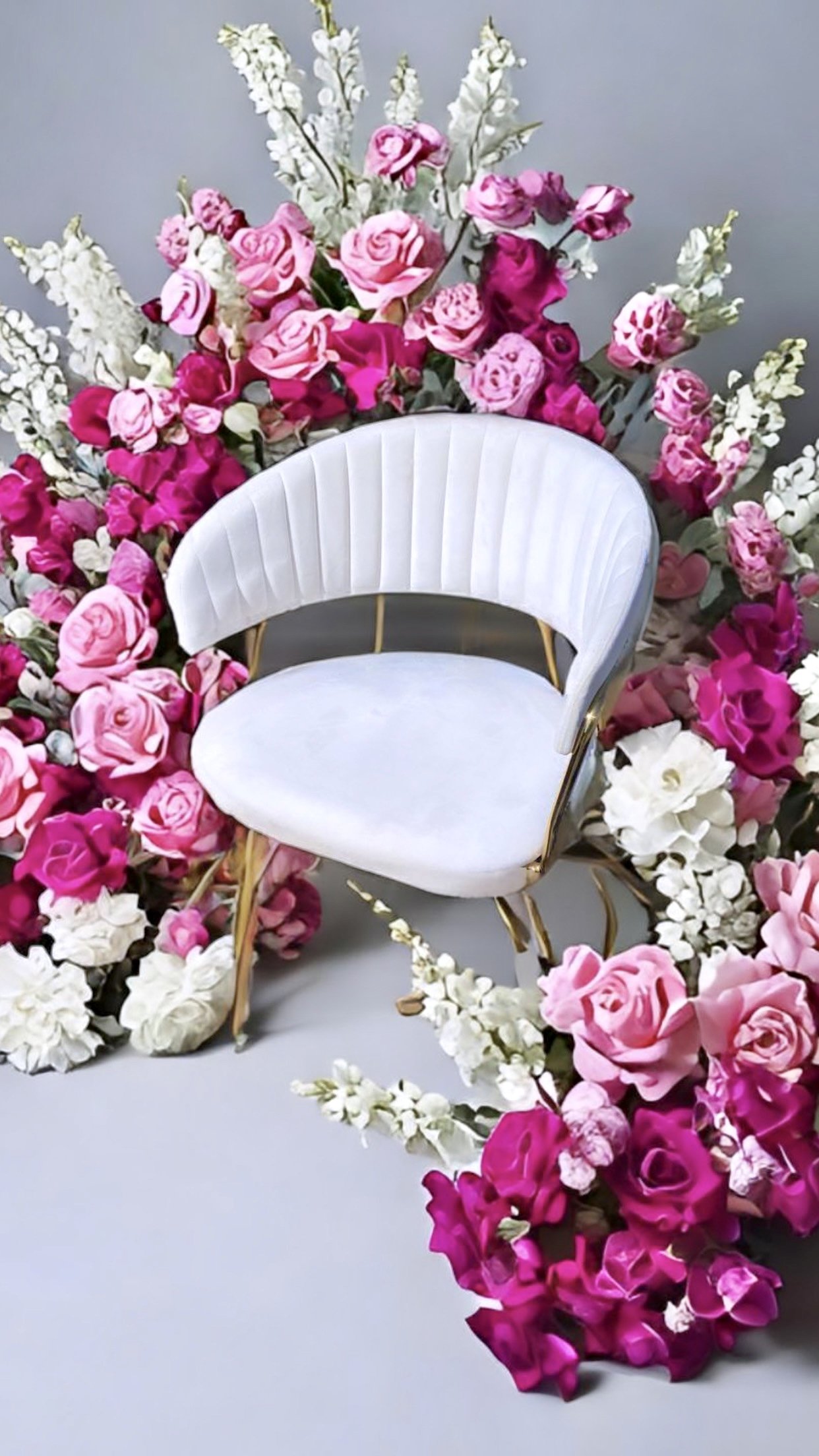 Pampas Picnics Ivory Velvet and Gold Dining: Accent Chairs.jpg