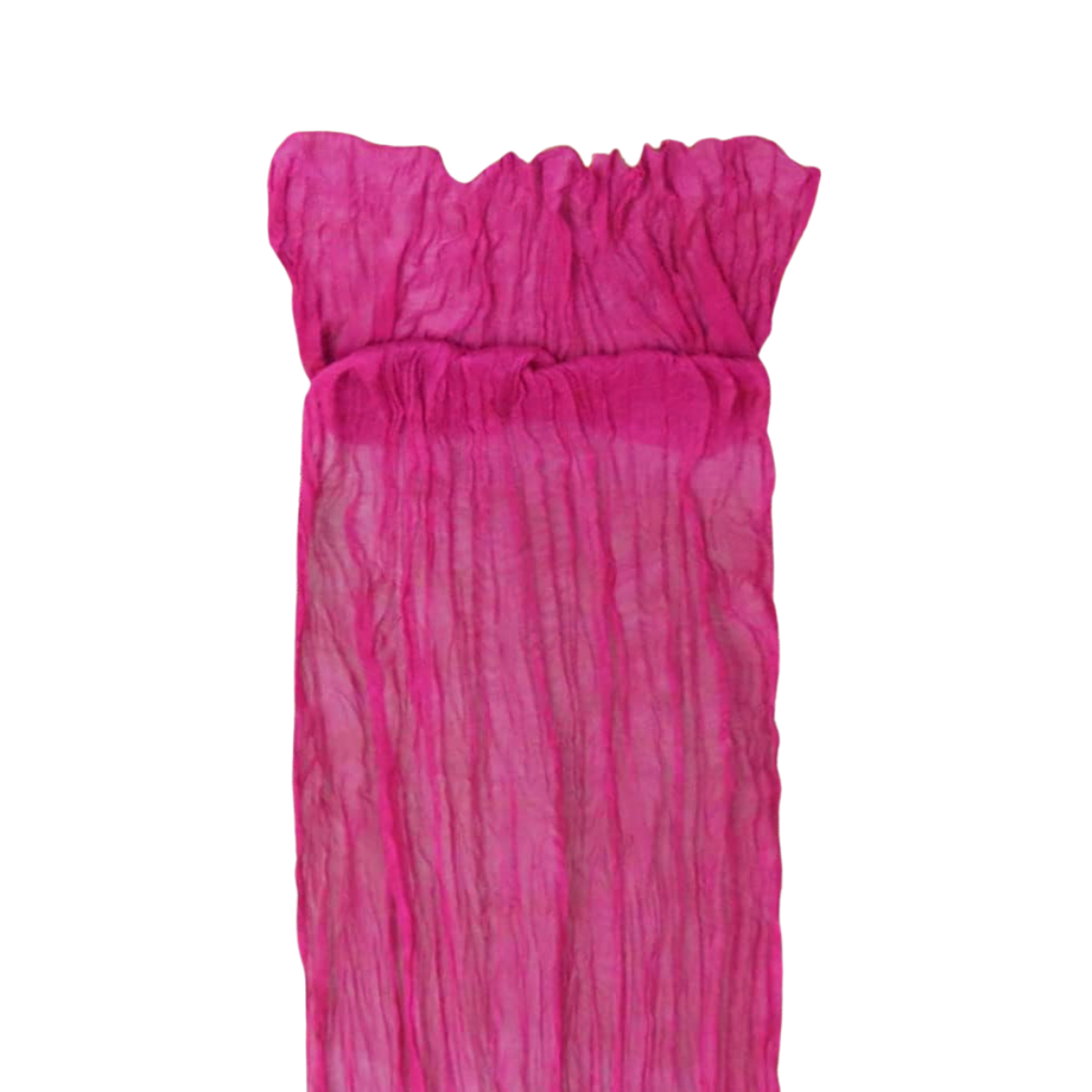 Fuschia Cheesecloth Table Runner