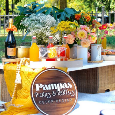 pampas picnics blooming floral bar