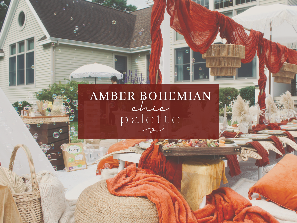 Pampas Picnics Palette | Amber BoHo Autumn Fall Picnic 