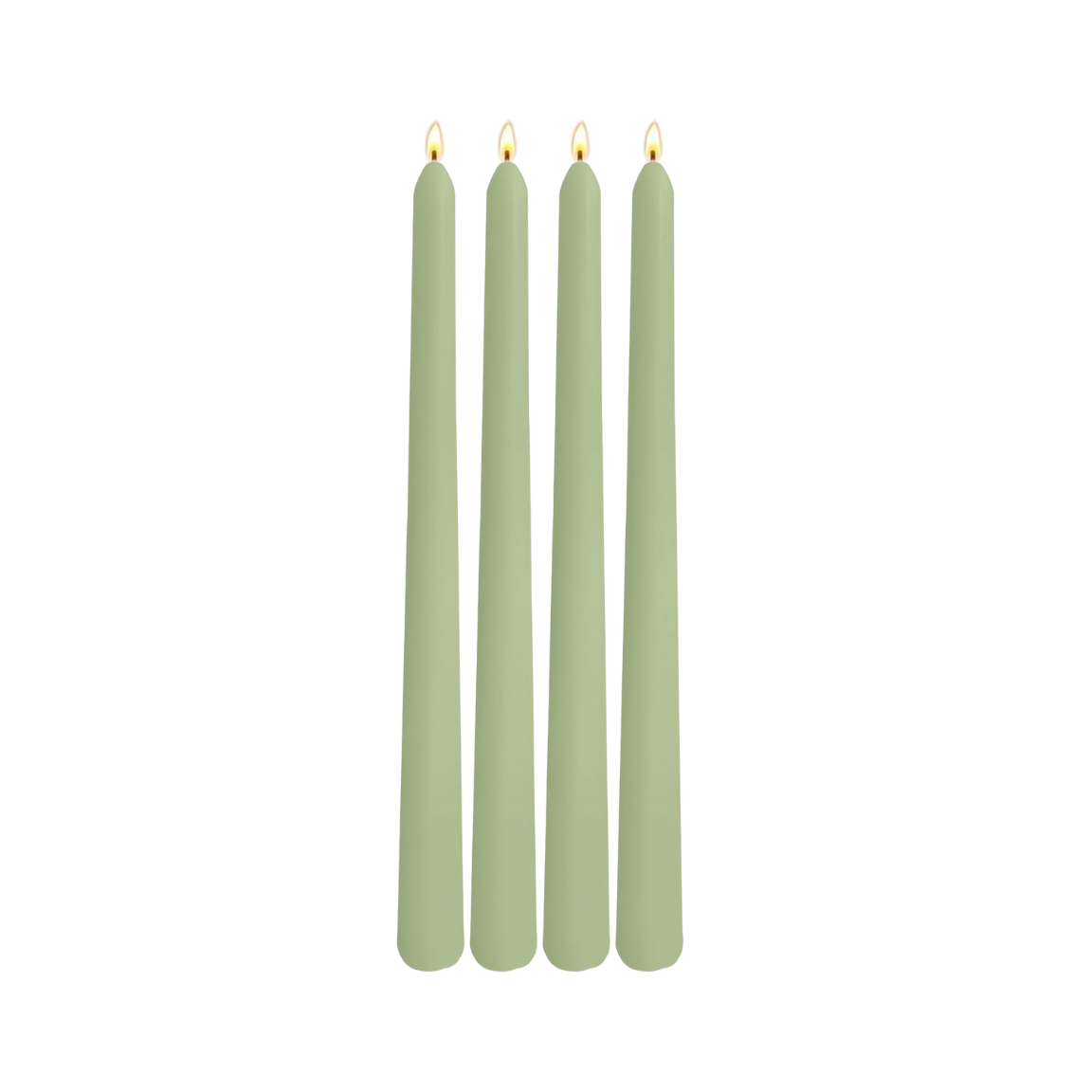 Sage Green Dripless Taper Candle