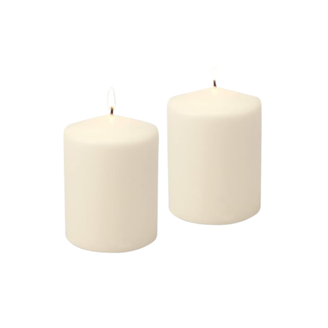 Ivory Pillar Candles