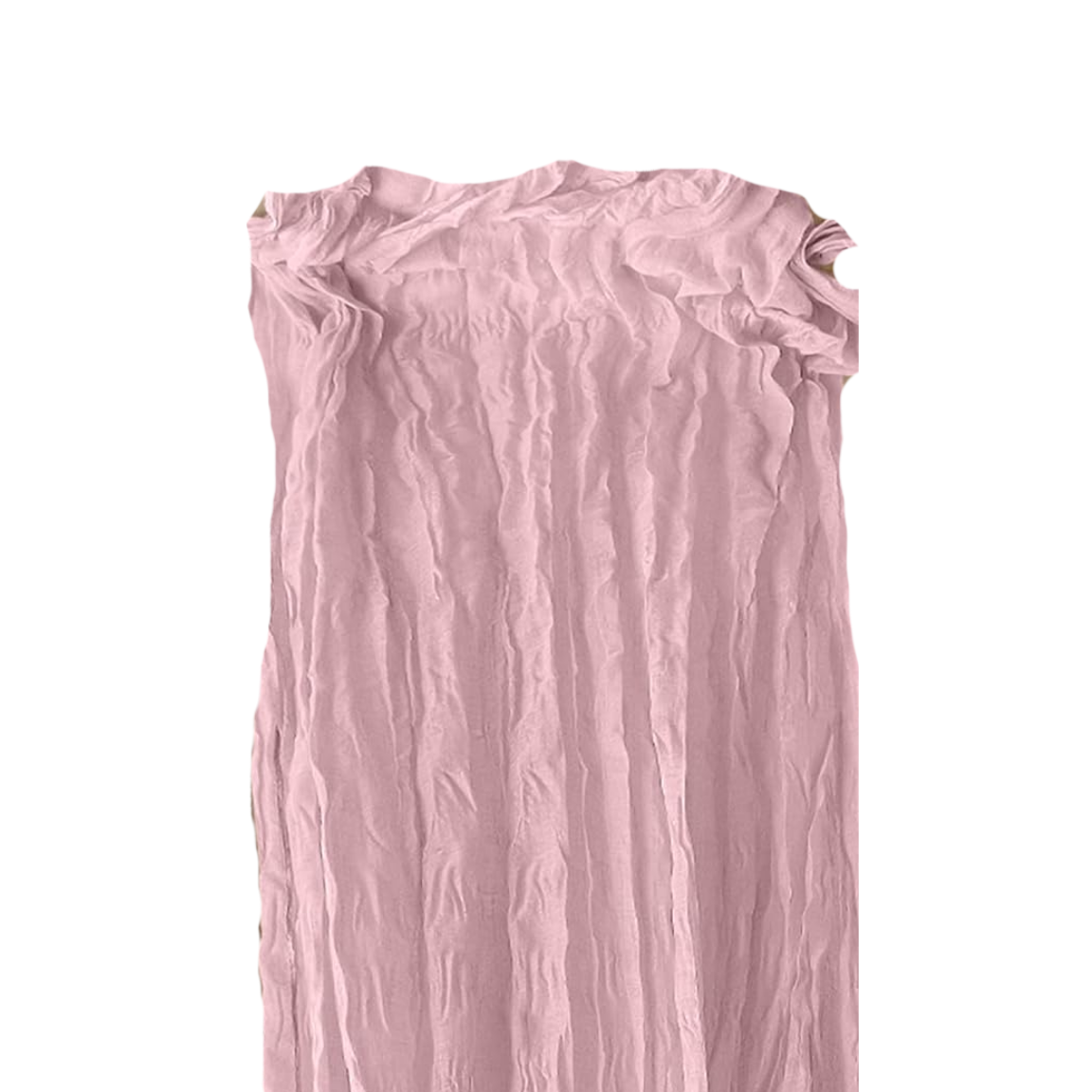 Baby Pink Cheesecloth Table Runner