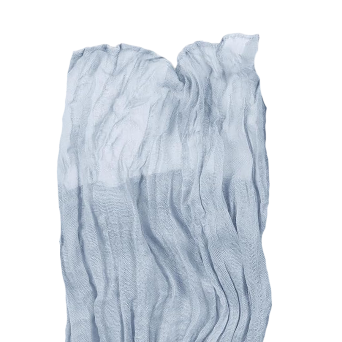 Dusty Blue Cheesecloth Table Runner