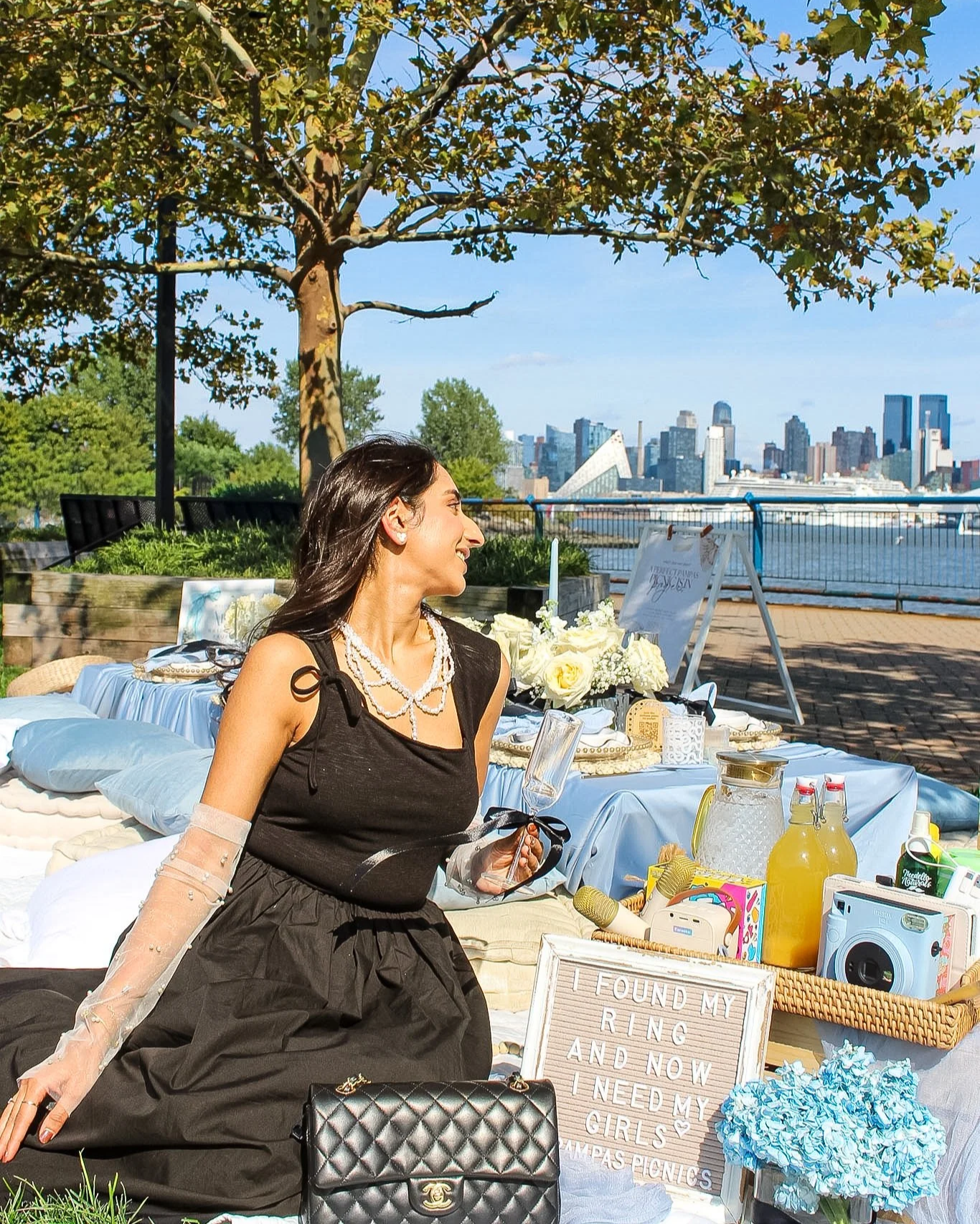 Pampas Picnics Breakfast at Tiffany's Bridesmaid Proposal in DMV, NJ, and NYC