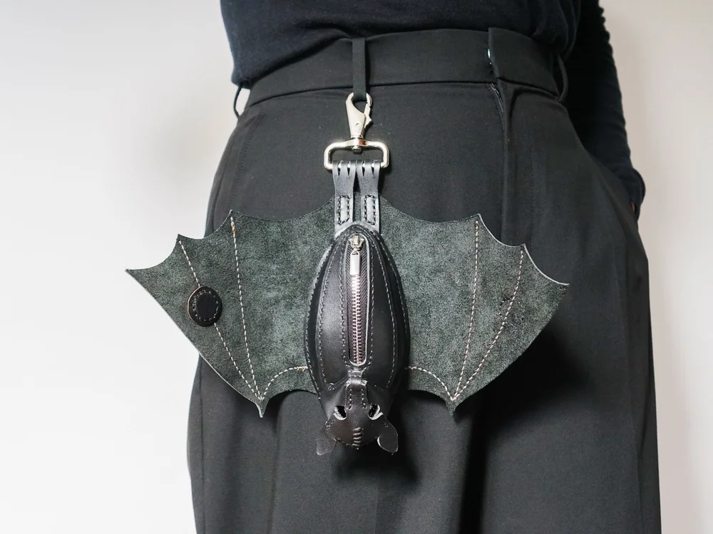 Pre-Order Bat Coin Purse — Paintyee Designs display picture 1