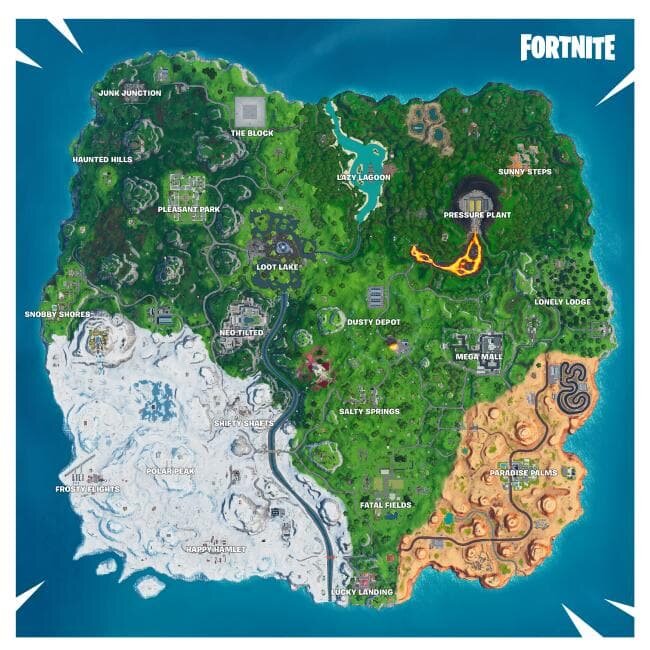 Fortnite Battle Royale Guide To The Map Forever Classic Games