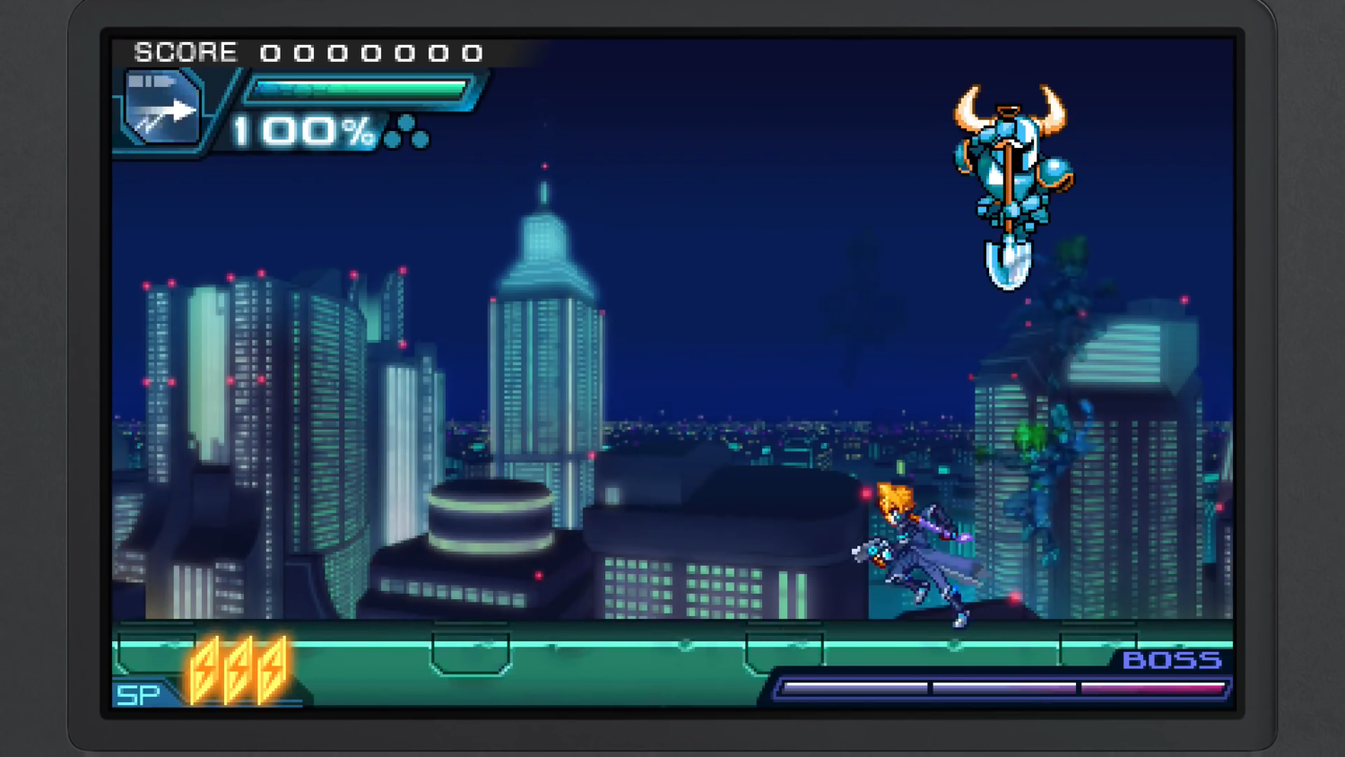  Players can take on Shovel Knight as a boss in Azure Striker Gunvolt 2 by using the Shovel Knight Amiibo. 