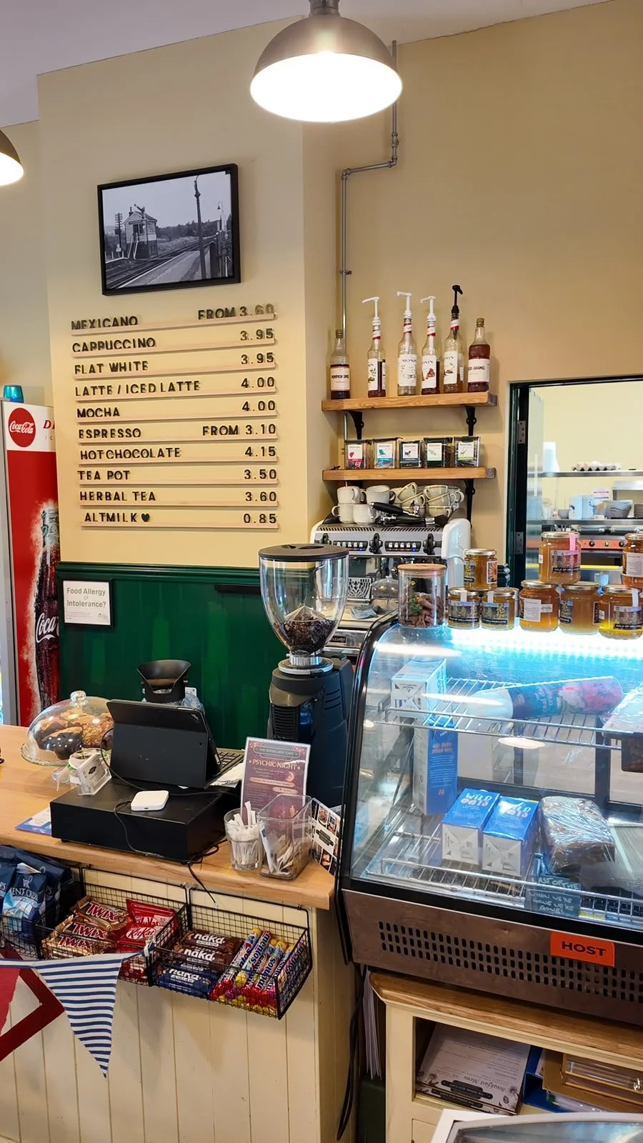 Counter view