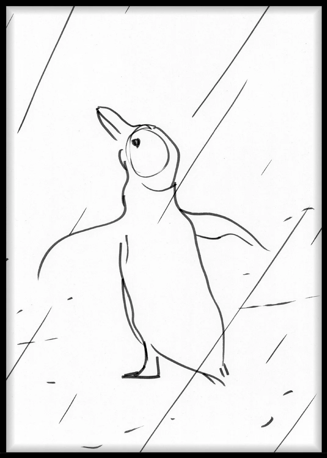 Eliot Shahmiri - Penguin (drawing)