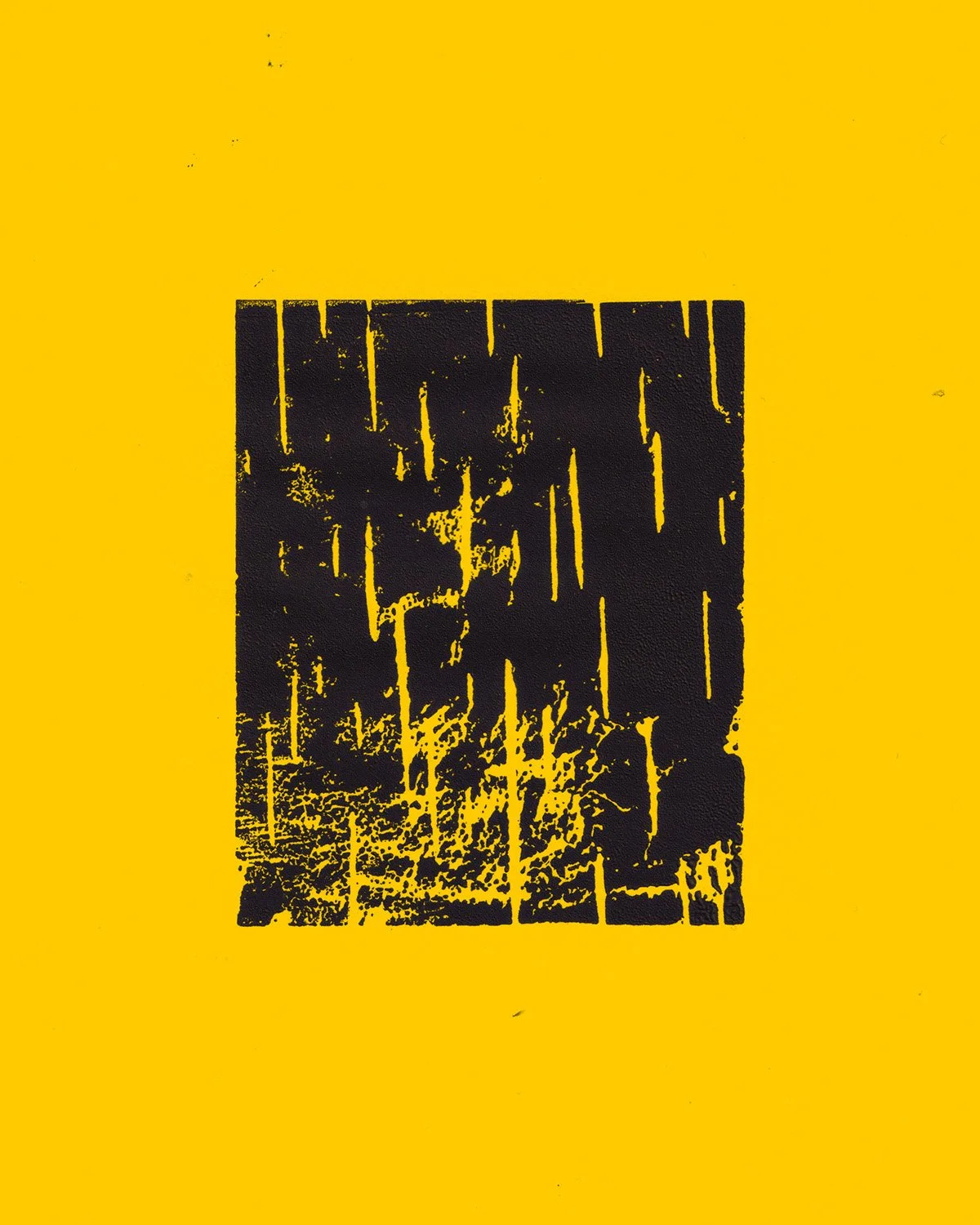 Eliot Shahmiri - Rain At Sea (engraving)