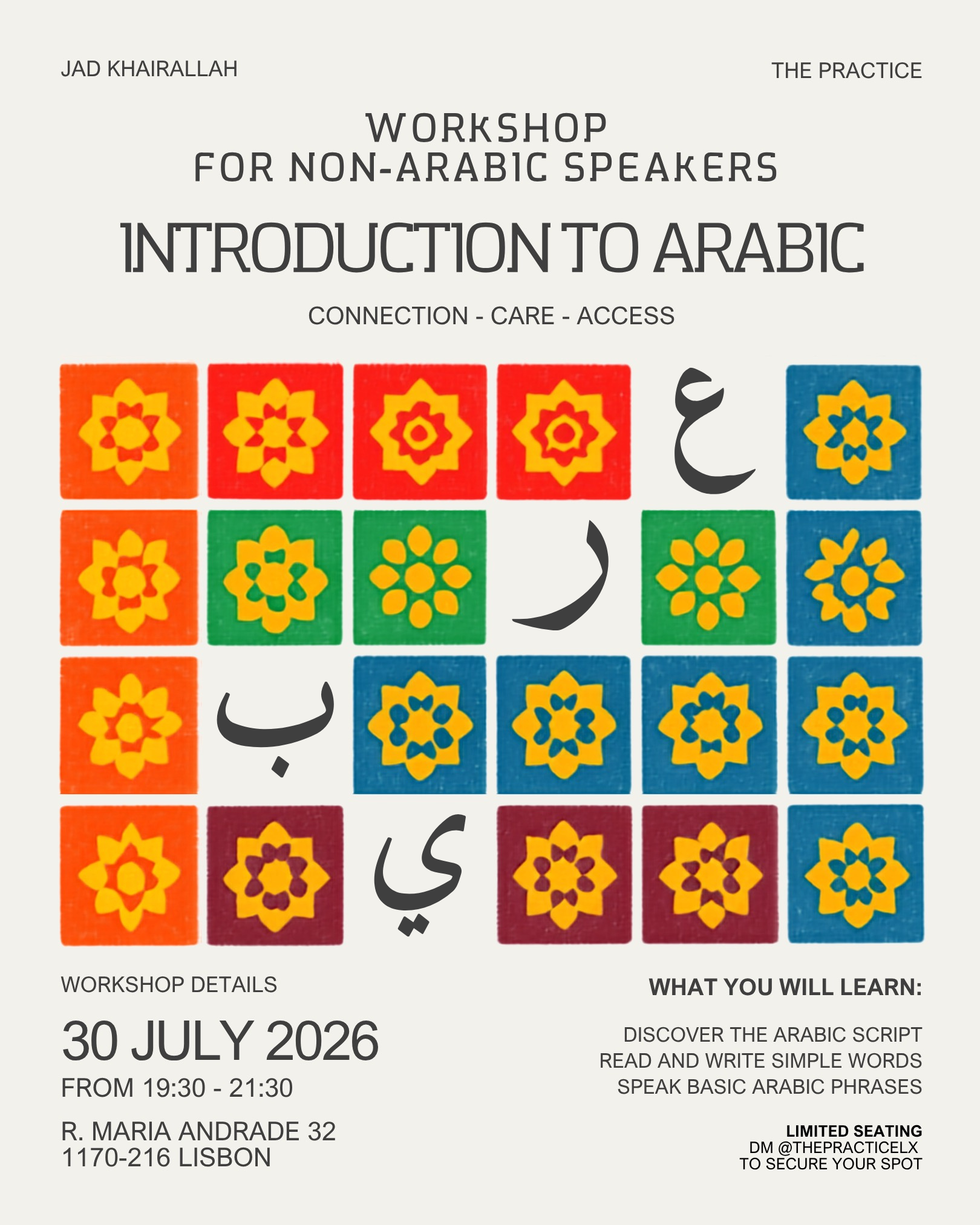Introduction to Arabic Workshop