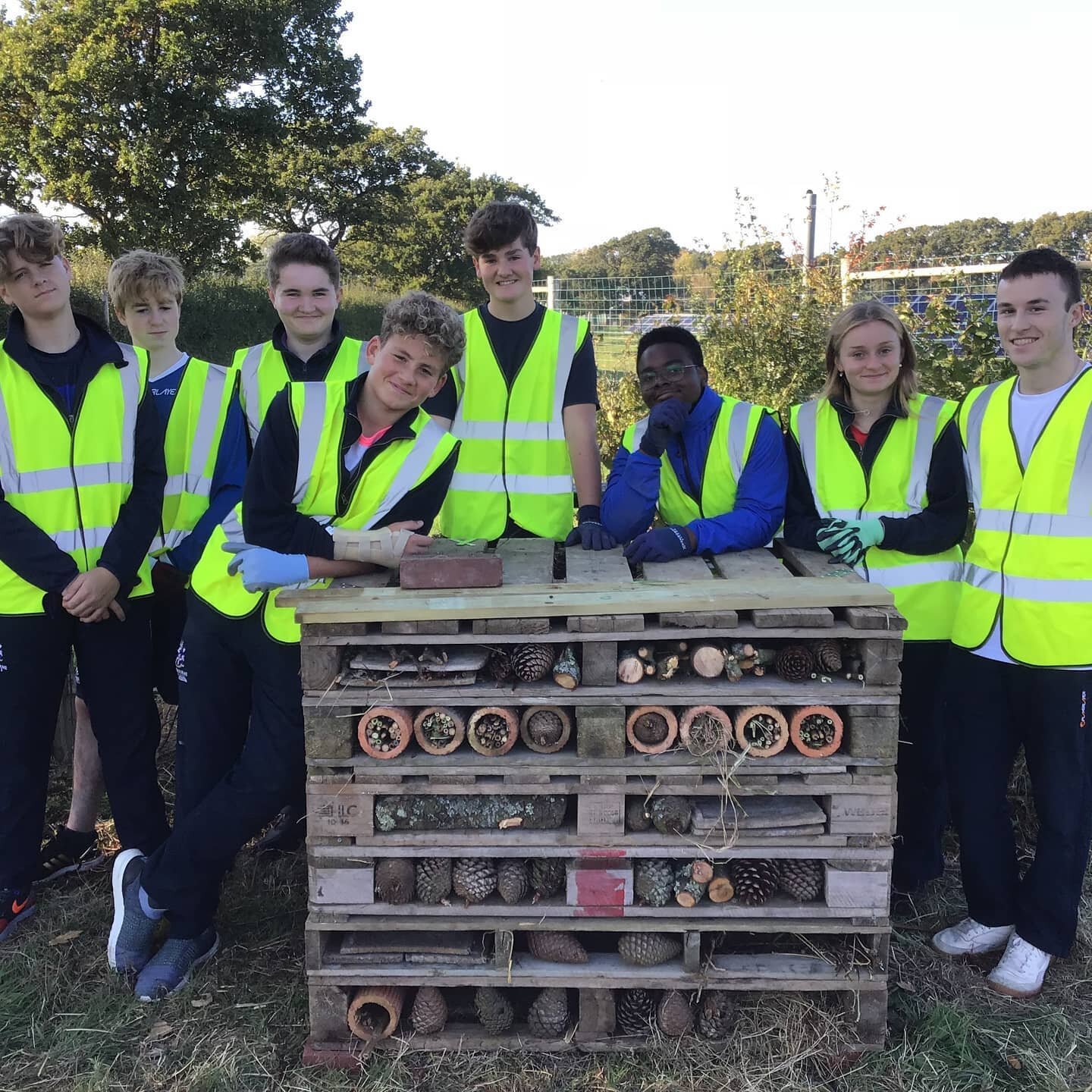 Over half way through National Insect Week and our 2nd easy way to learn about insects is to build a bug hotel.

This can be SO easy - a pile of sticks, a bug door (lay a piece of wood on the floor) or something a bit more impressive like this one bu