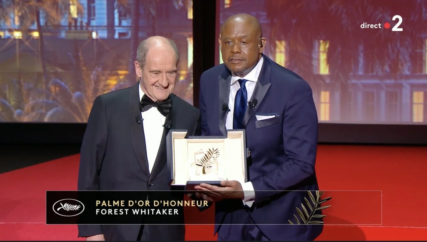 Forest Whitaker recoit la Palme D’Honneur au 75 ème Festival de Cannes