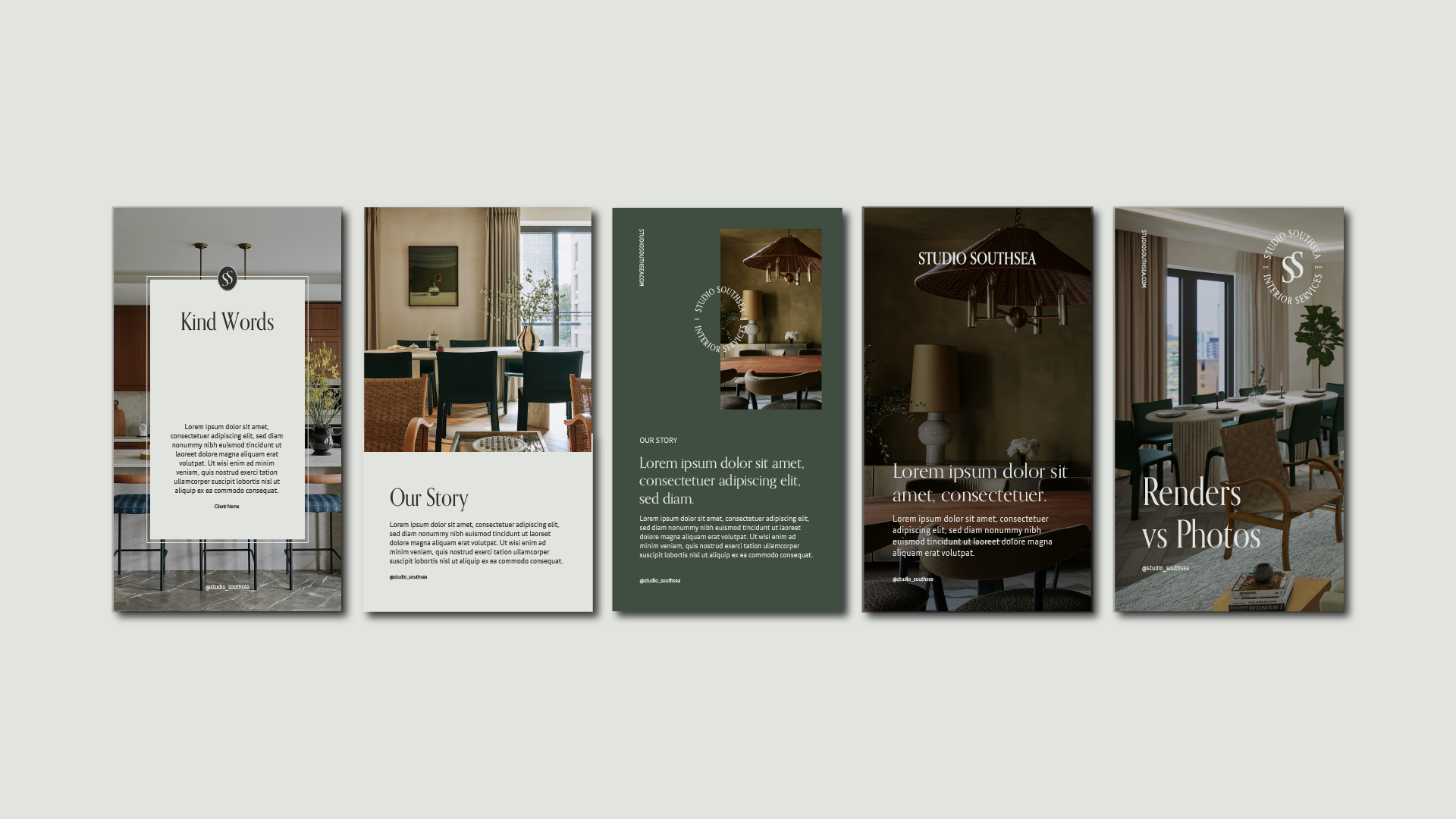 Interior E-Design Social Media Templates